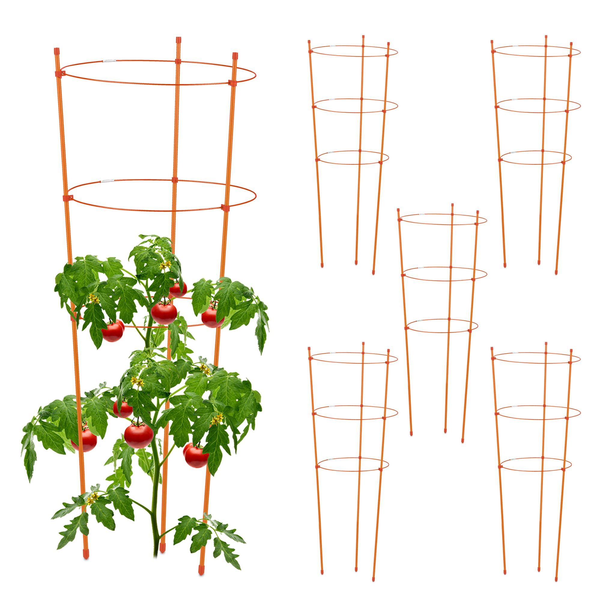Rankhilfe 6er-Set 76cm Orange
