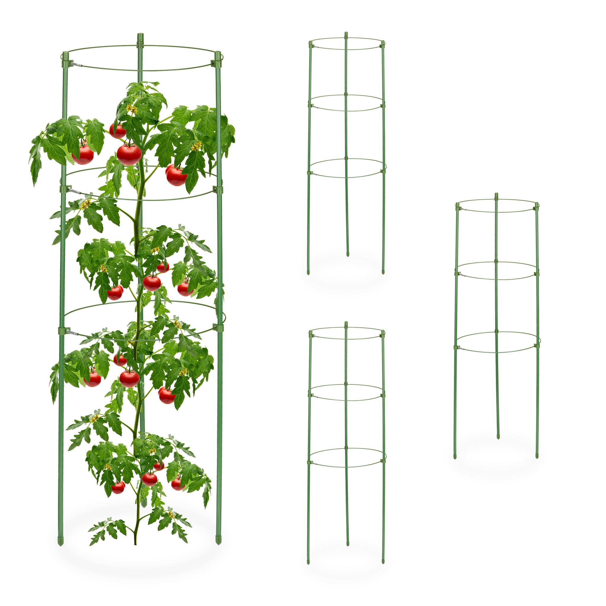 Rankhilfe 4er-Set 60cm Grün