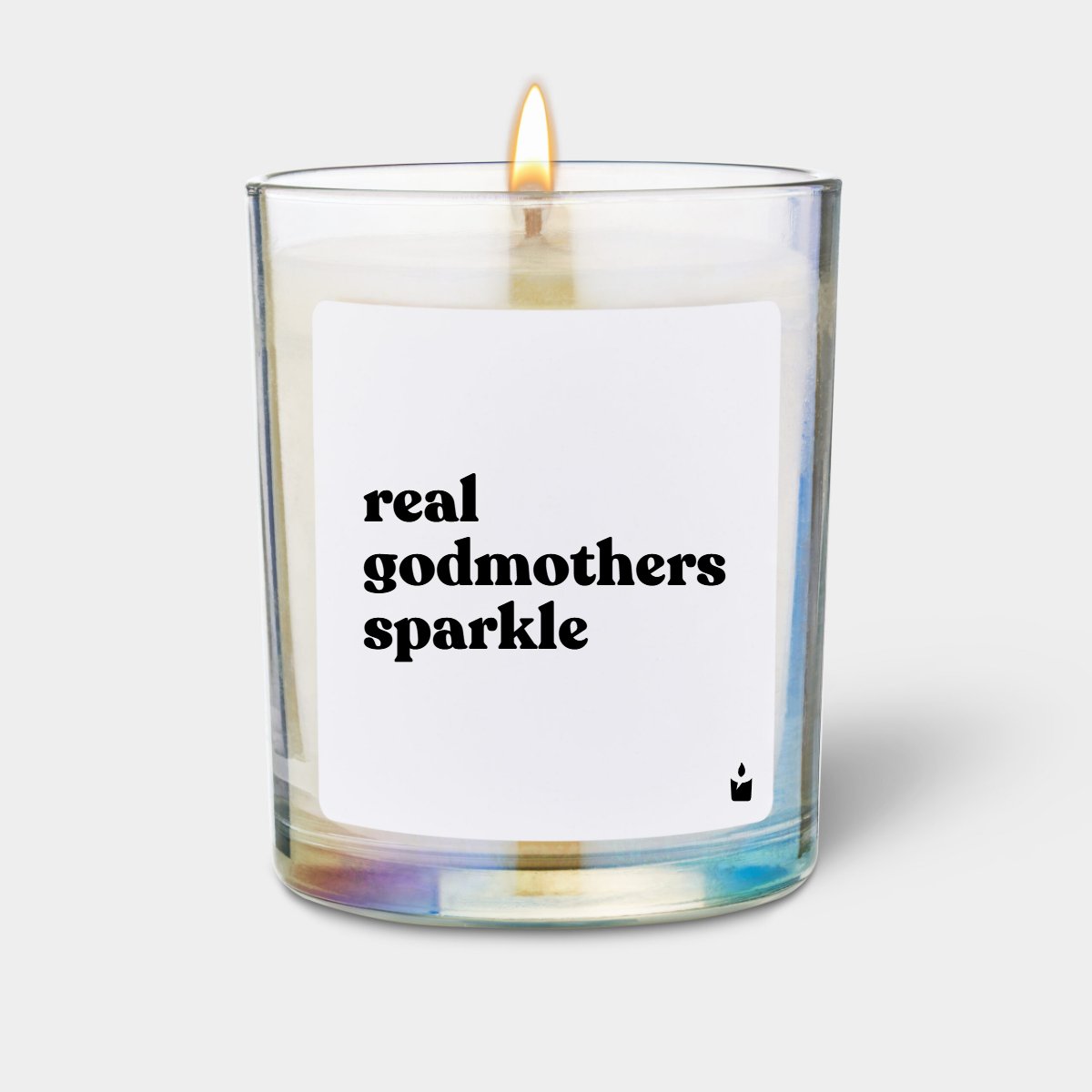 Duftkerze Rainbow Woody real godmothers sparkle