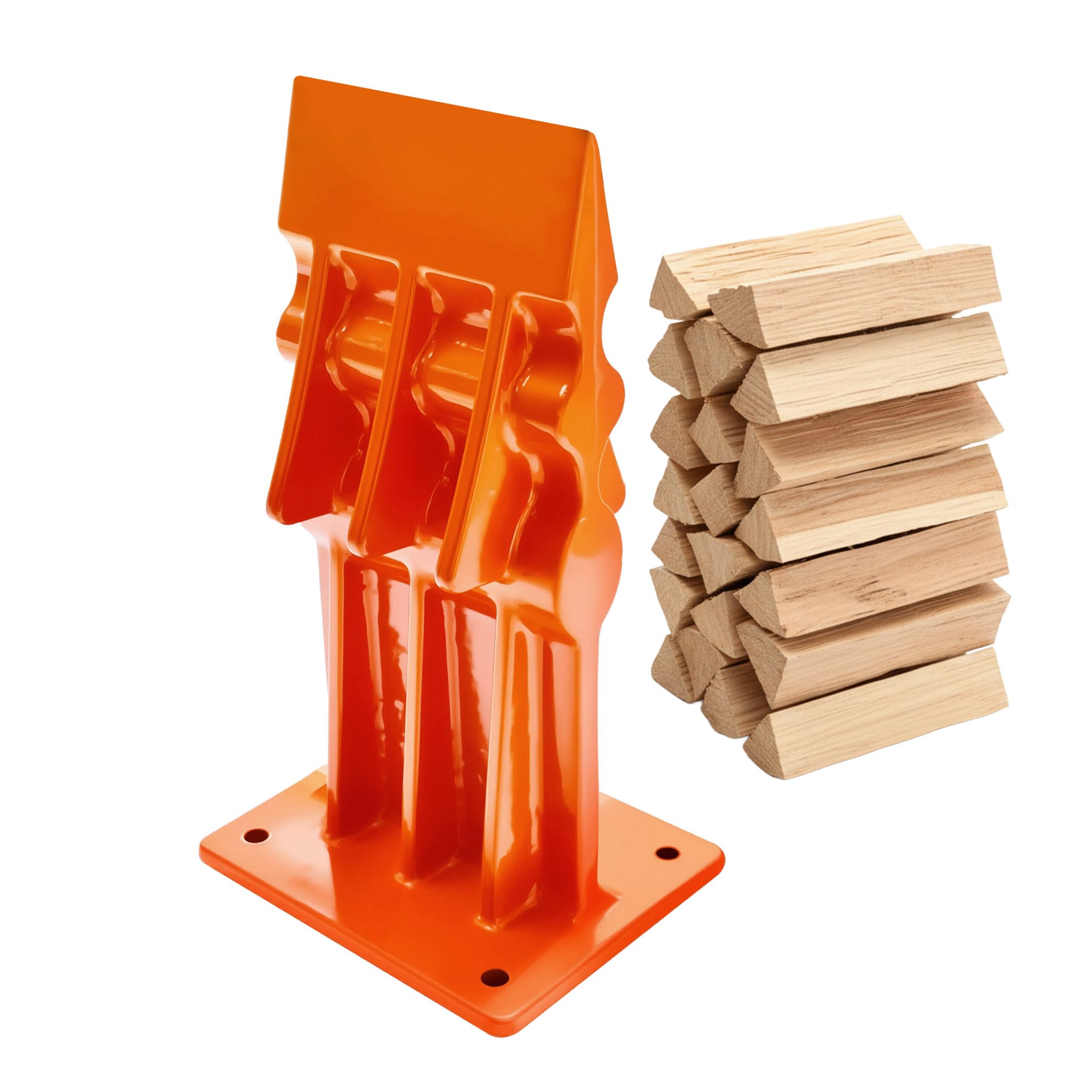 Manueller Holzspalter Orange