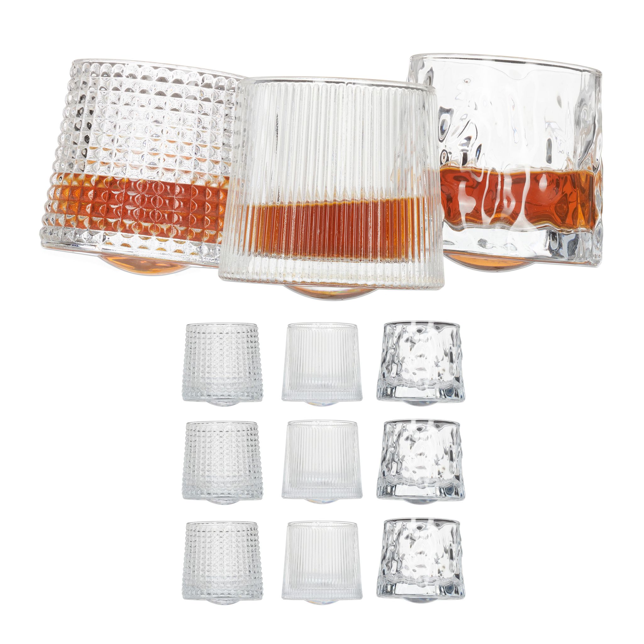 Whisky Gläser 12er-Set Transparent