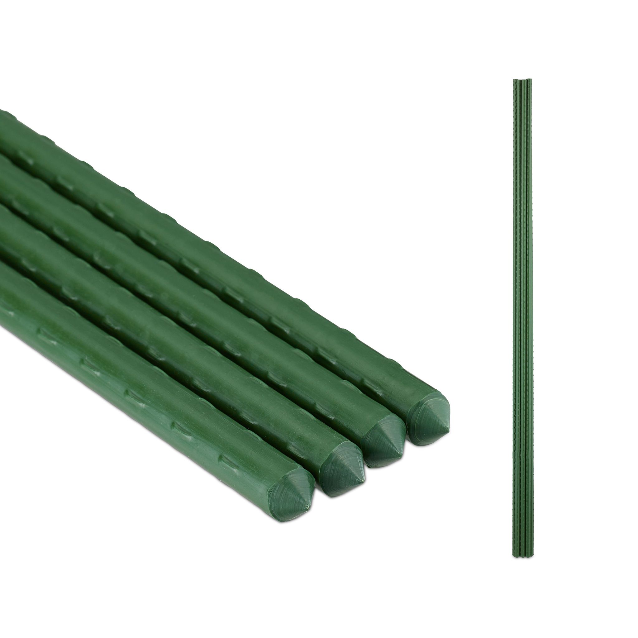 Pflanzstäbe 90cm 10er-Set Dunkelgrün