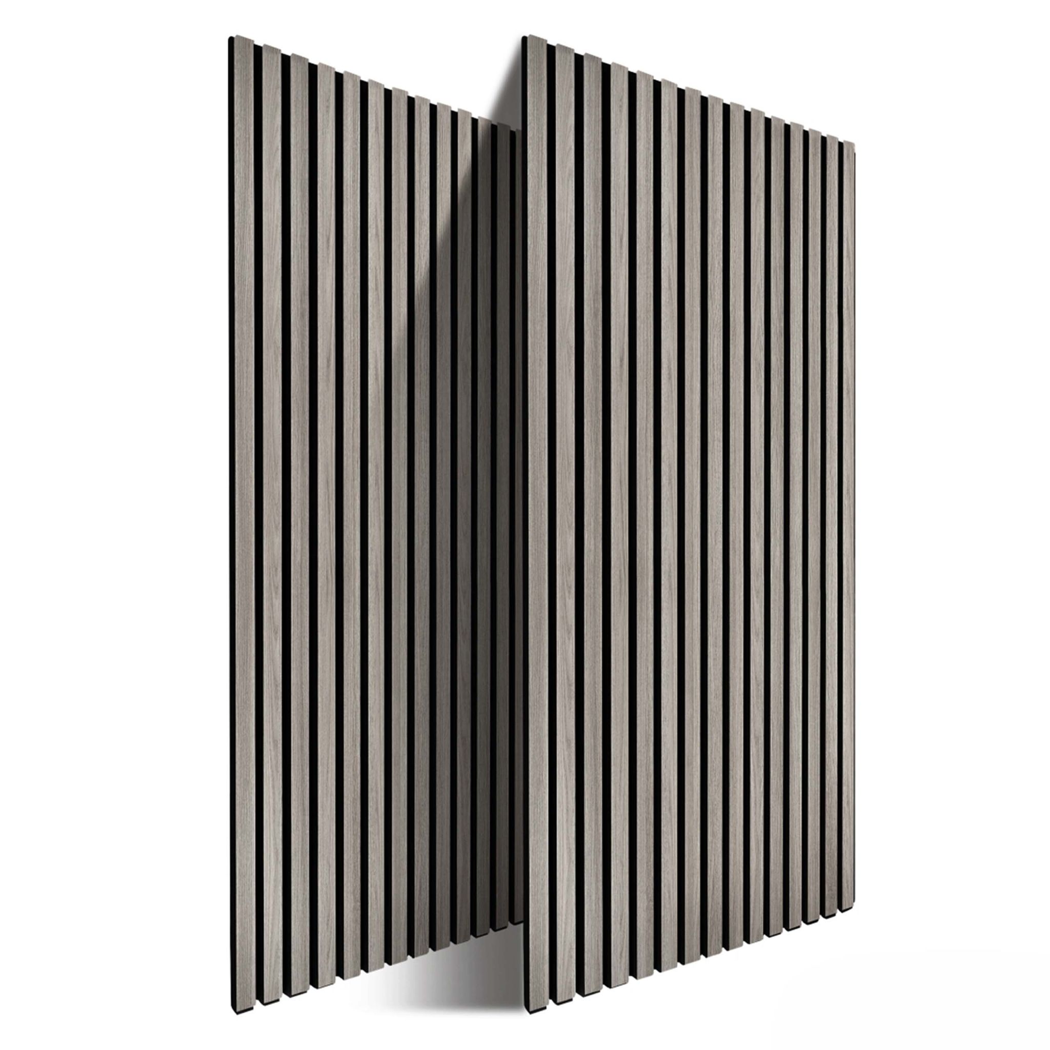 Akustikpaneele 120 x 60cm 2er-Set Grau