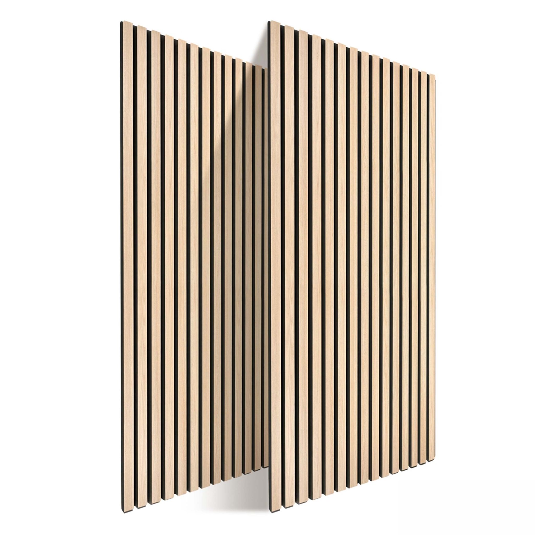 Akustikpaneele 120 x 60cm 2er-Set Beige
