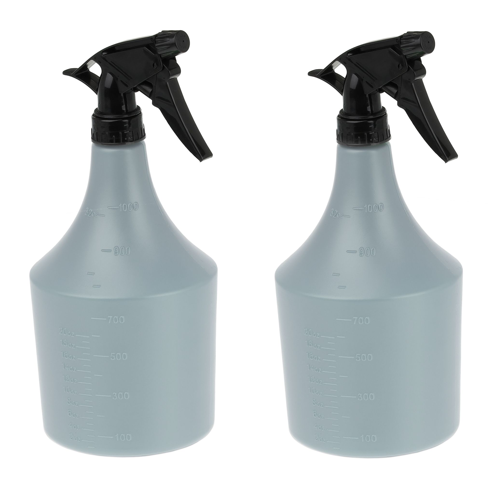 Sprühflasche 1 l 2er-Set Schwarz-Grau