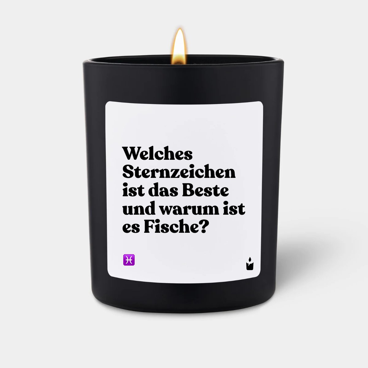 Duftkerze Schwarz Flowery Welches Sternzeichen ist das Beste und warum ist es Fische?
