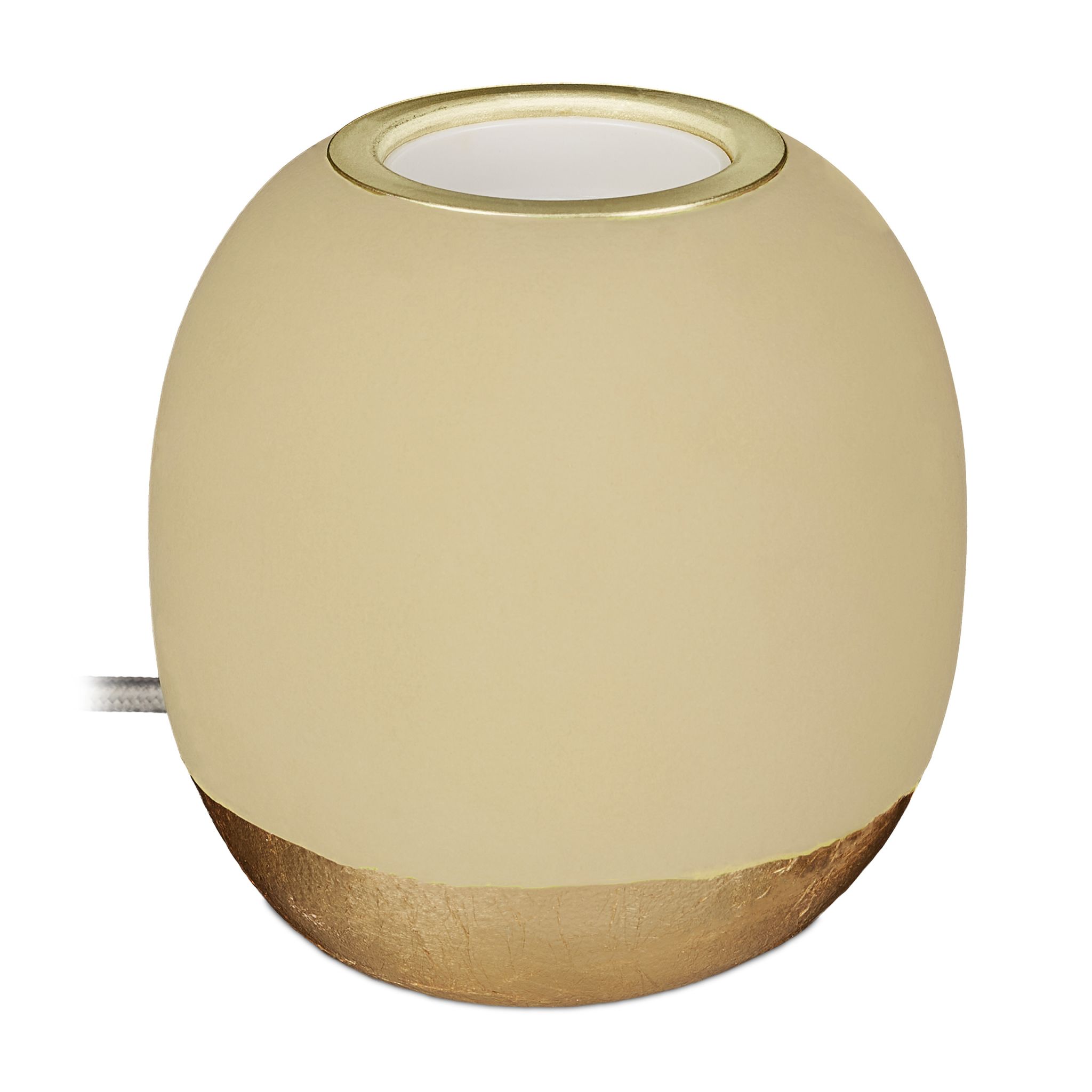 Dekoleuchte Beton Gold-Grün
