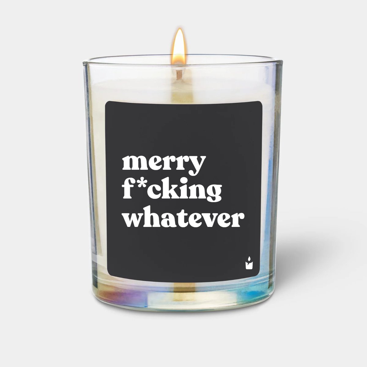 Duftkerze Rainbow Woody merry f*cking whatever