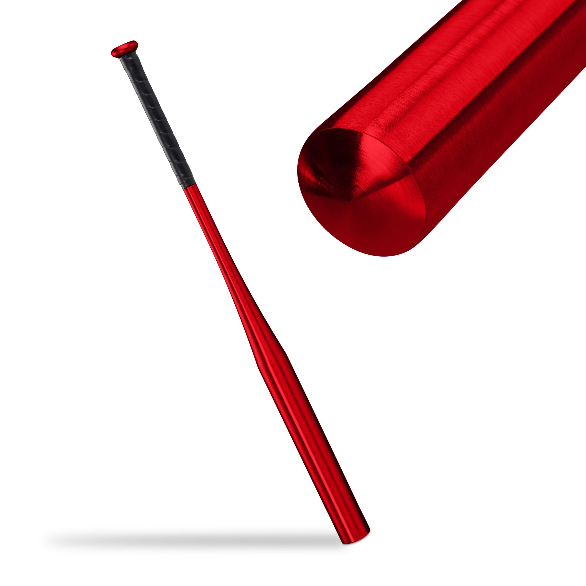 Baseballschläger Aluminium Rot-Schwarz