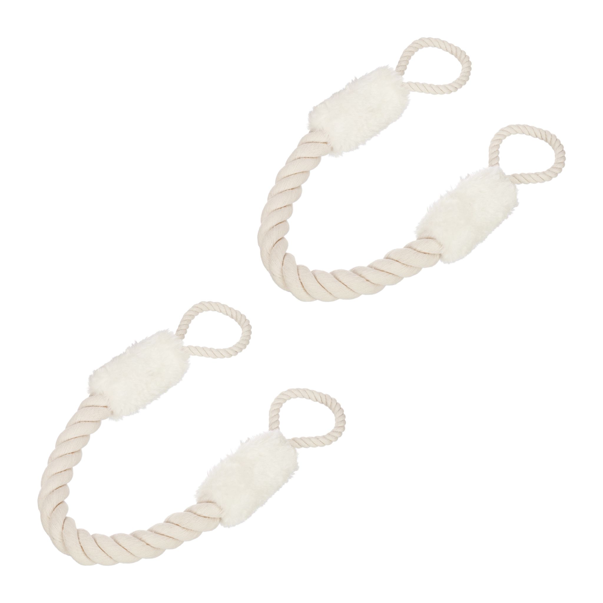 Türkordel Klemmschutz 2er-Set Weiss-Creme
