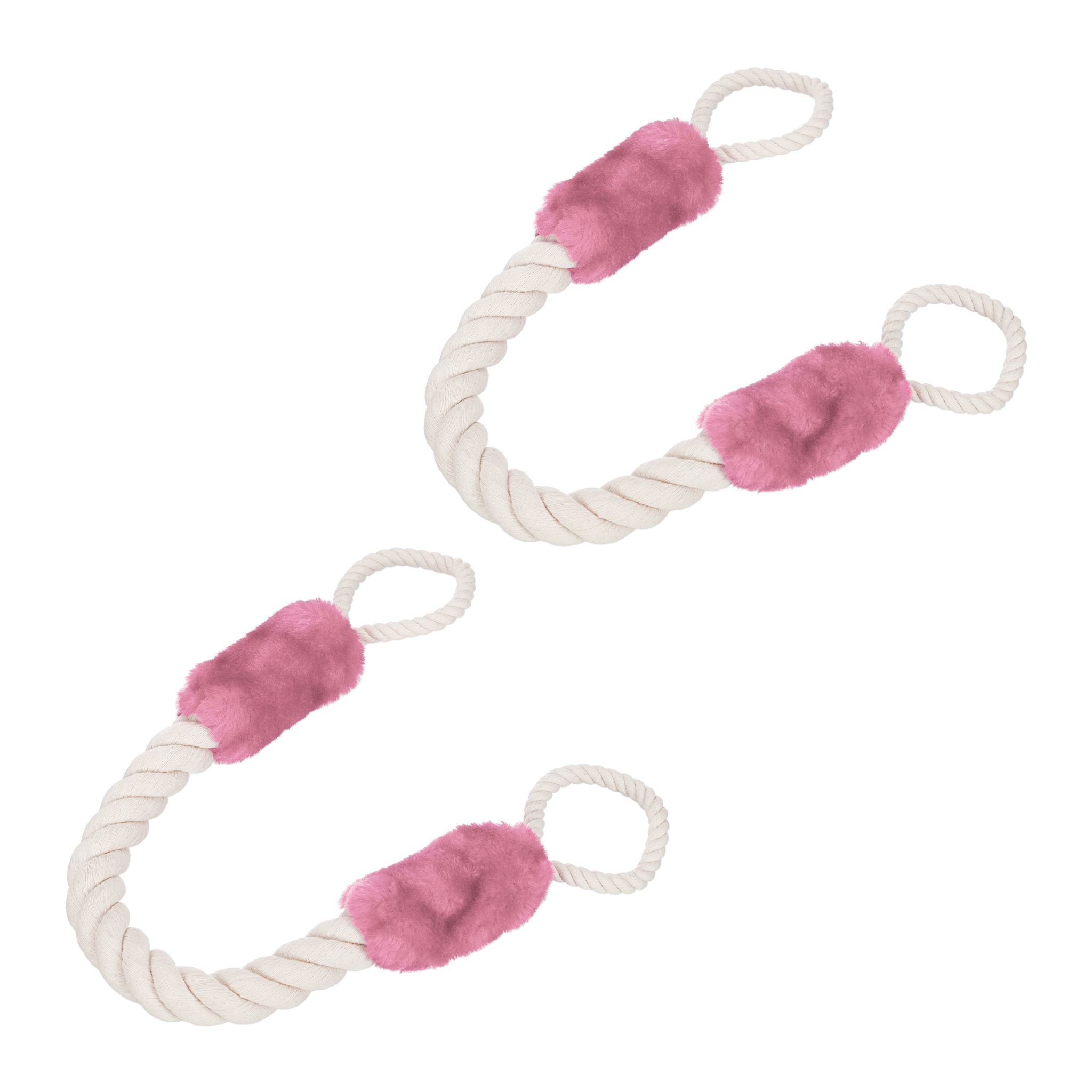 Türkordel Klemmschutz 2er-Set Creme-Rosa