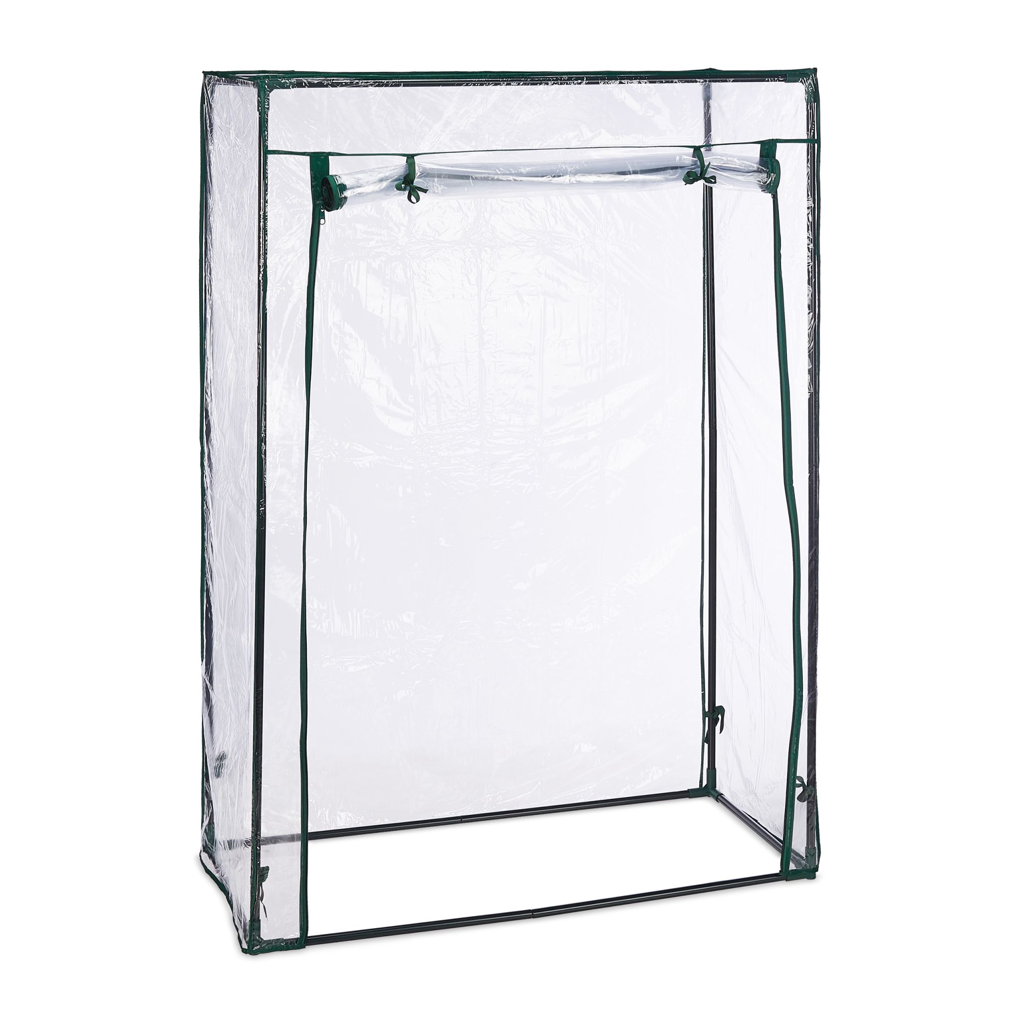 Tomatengewächshaus mit PVC-Folie Dunkelgrün-Transparent