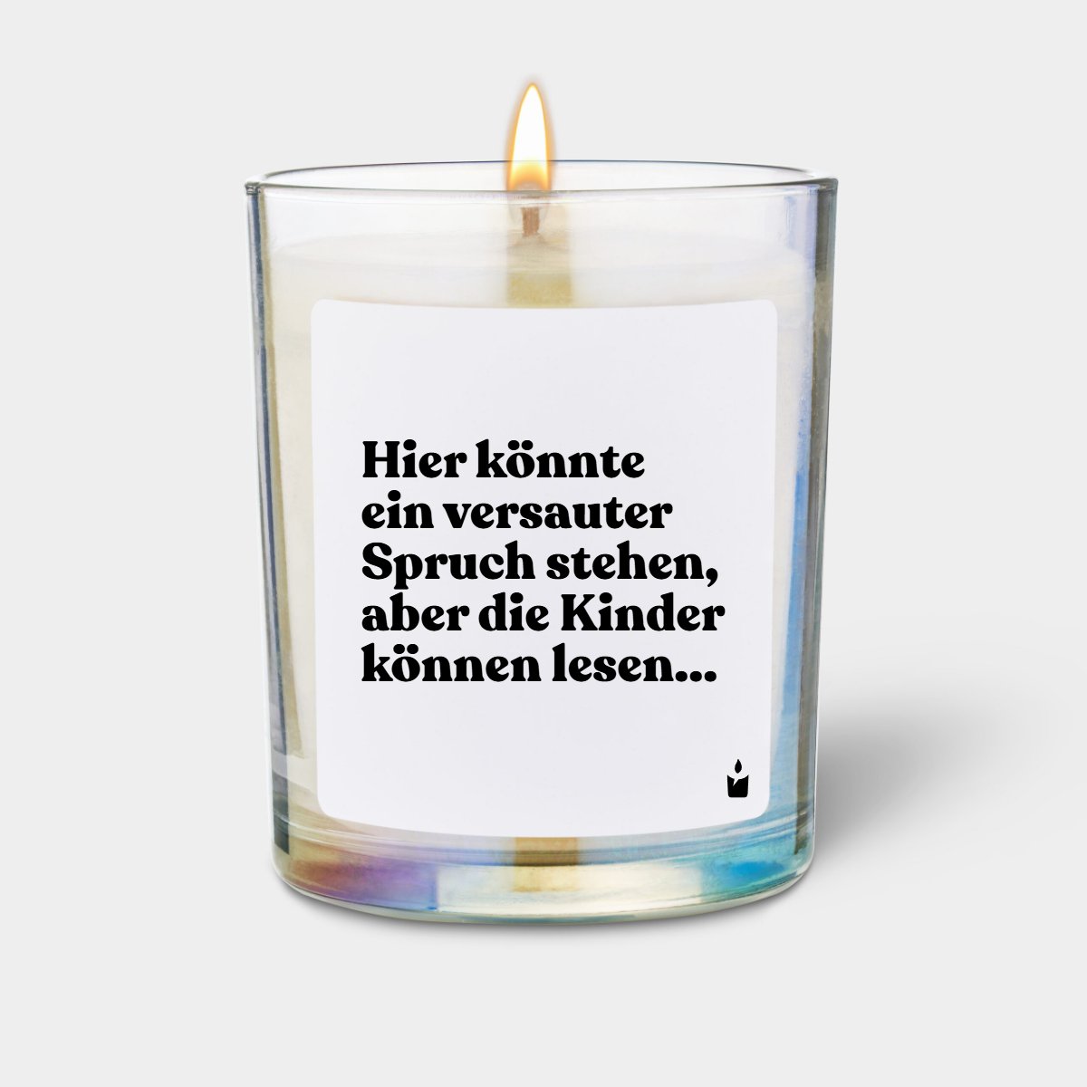 Duftkerze Rainbow Woody Hier könnte ein versauter Spruch stehen, aber die Kinder können lesen...
