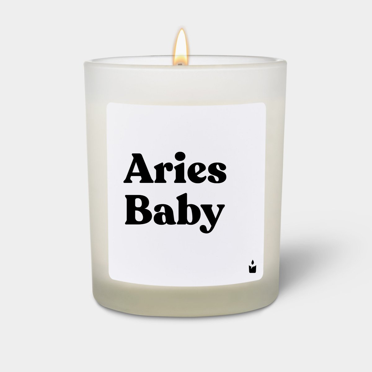 Duftkerze Weiss Flowery Aries Baby