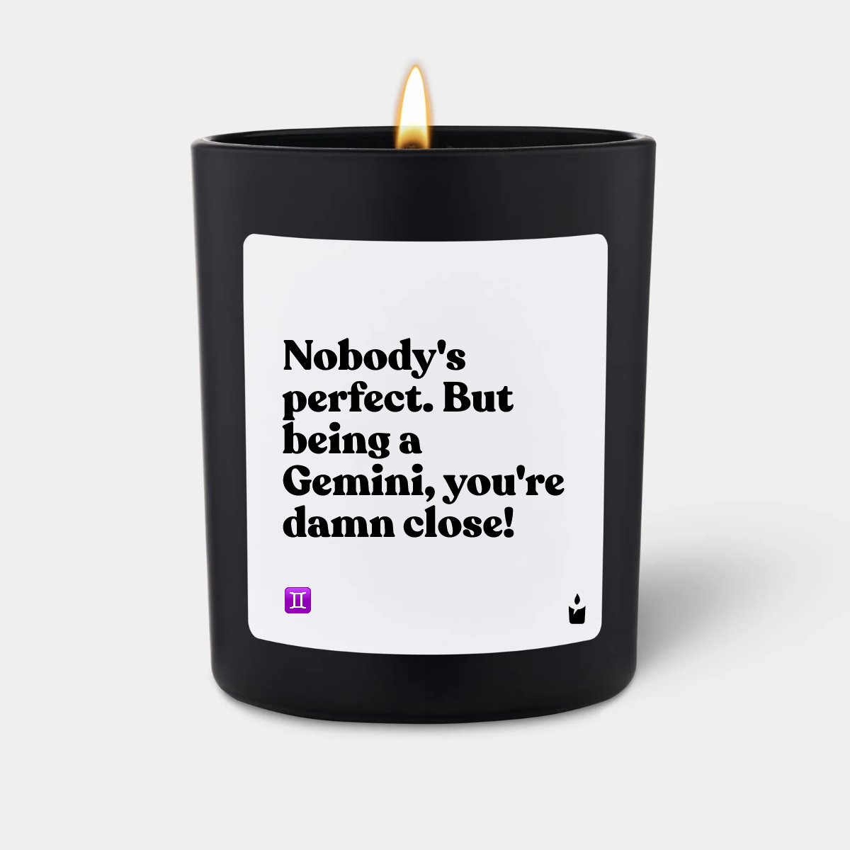 Duftkerze Schwarz Woody Nobody