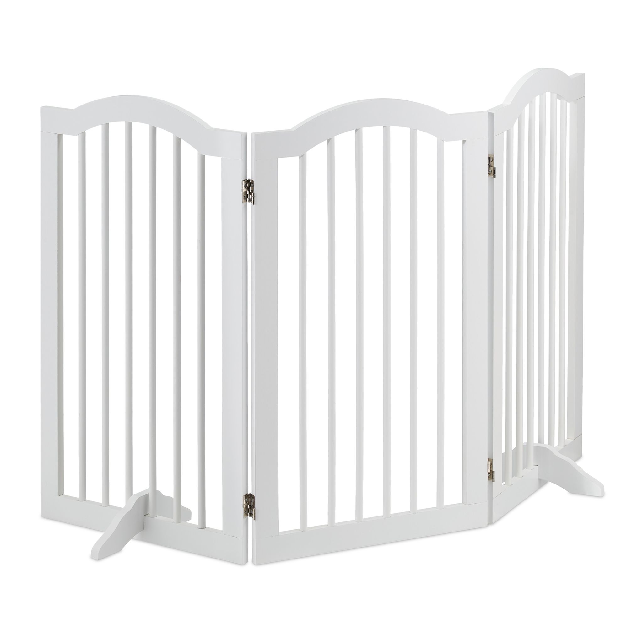 Absperrgitter 92cm hoch Weiss