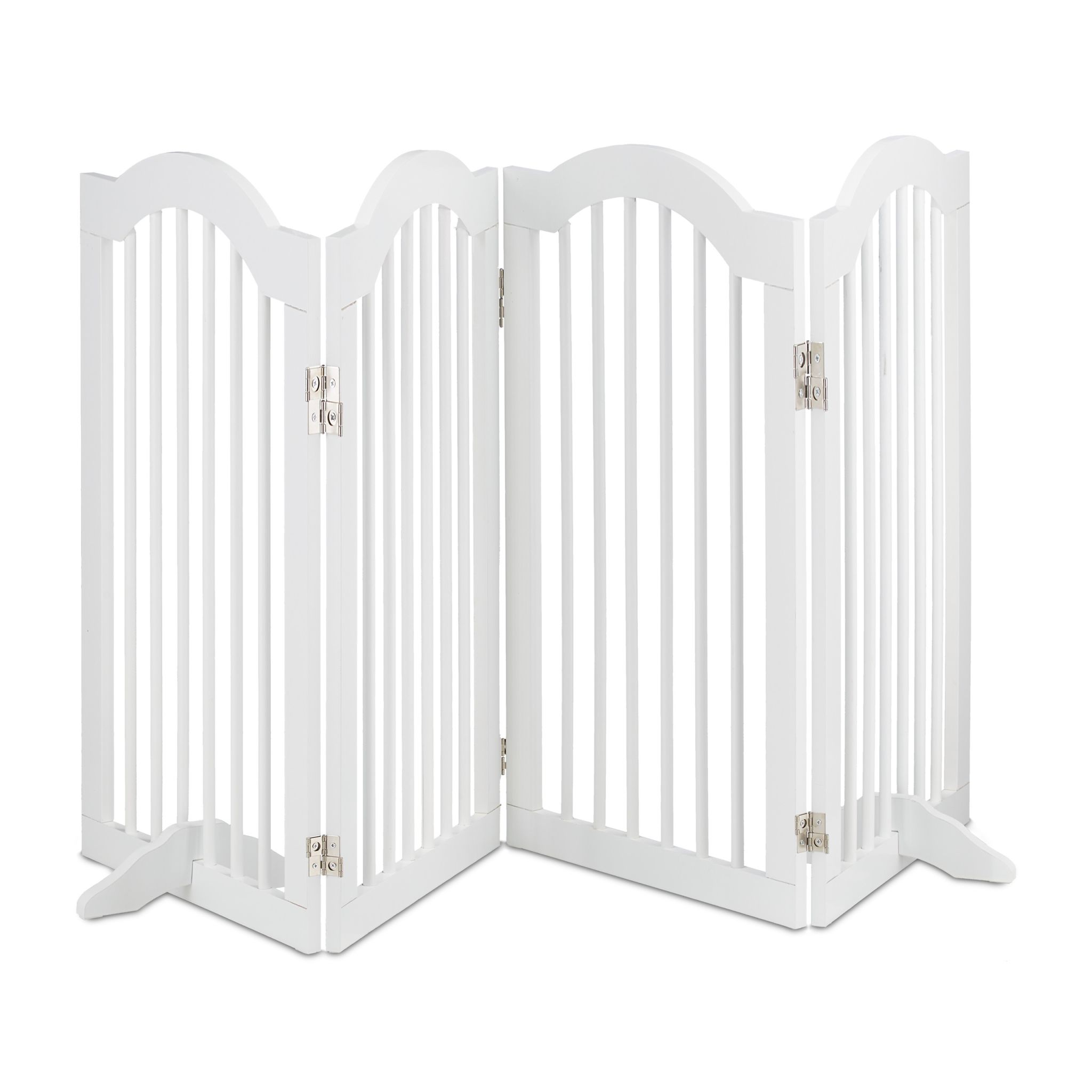 Absperrgitter 92cm hoch Weiss