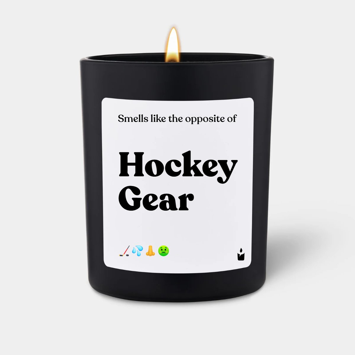 Duftkerze Schwarz Woody Hockey Gear