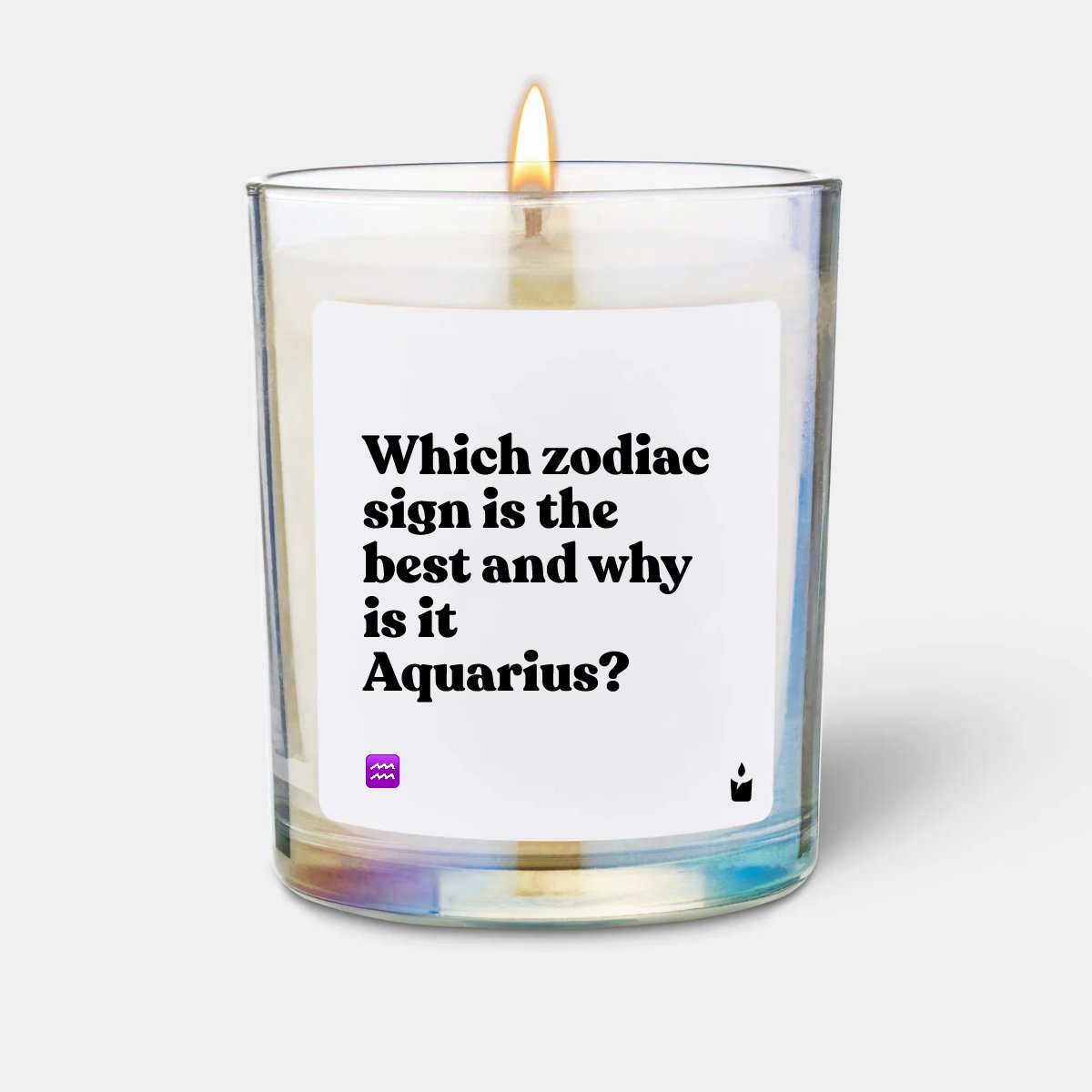Duftkerze Rainbow Flowery Which zodiac sign is the best and why is it Aquarius?