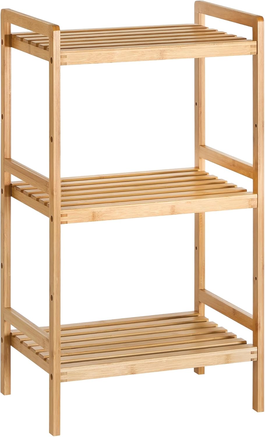 Bambus Standregal 3 Ablagen naturfarben