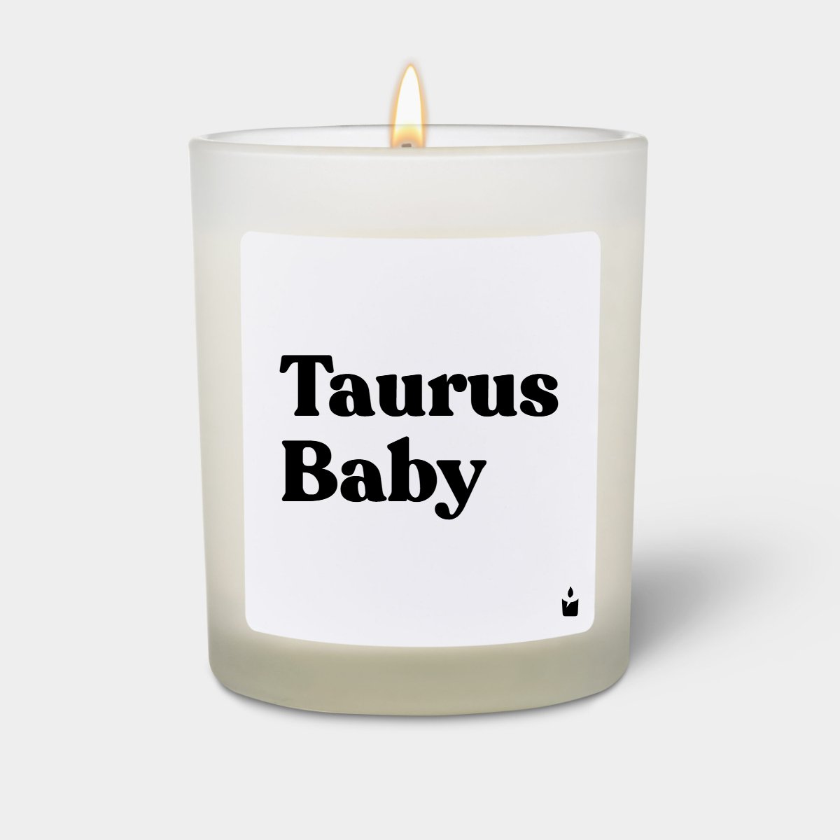 Duftkerze Weiss Woody Taurus Baby