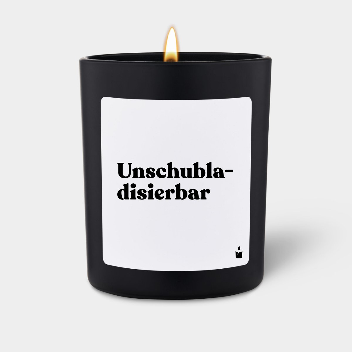 Duftkerze Schwarz Flowery Unschubladisierbar
