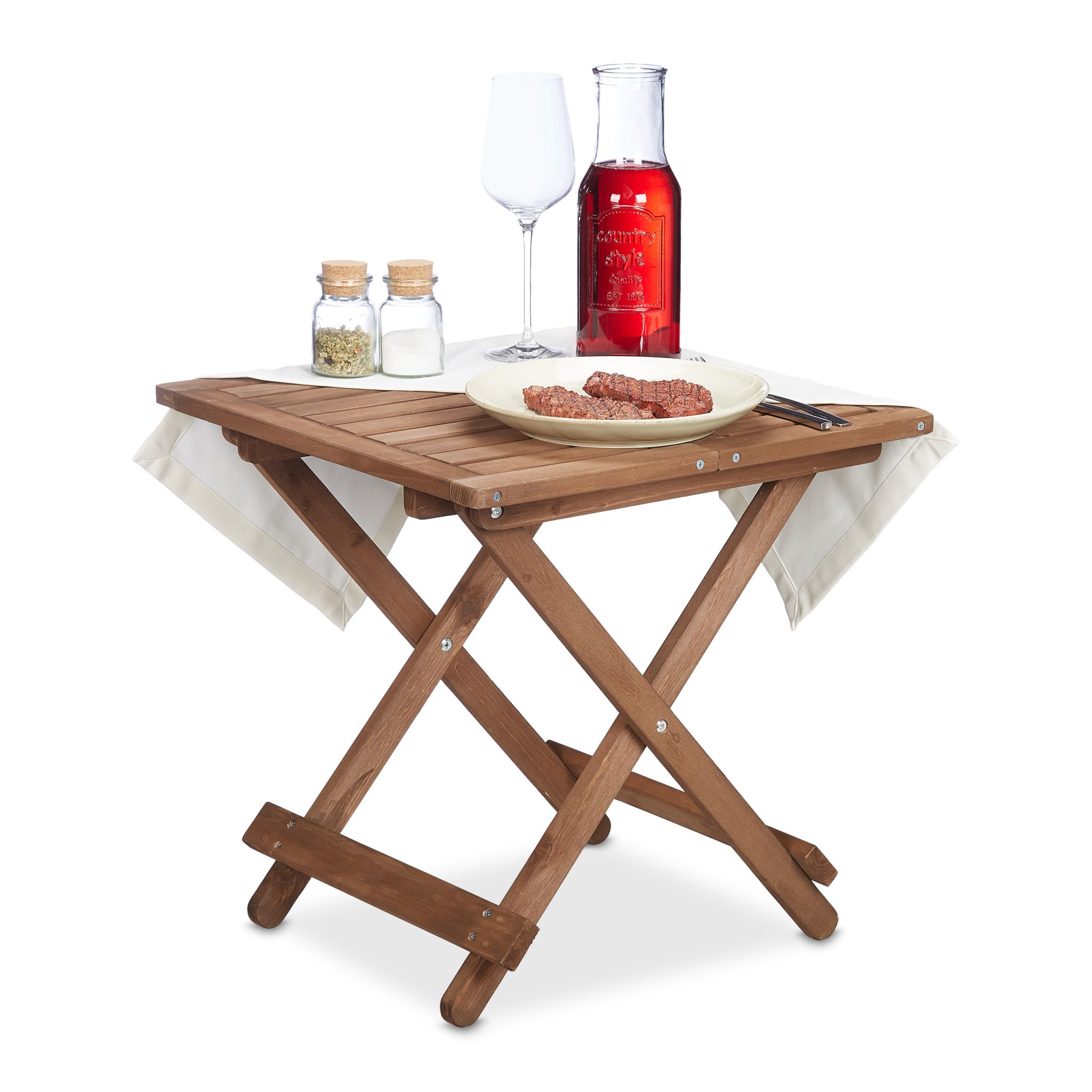 Klapptisch Holz Braun