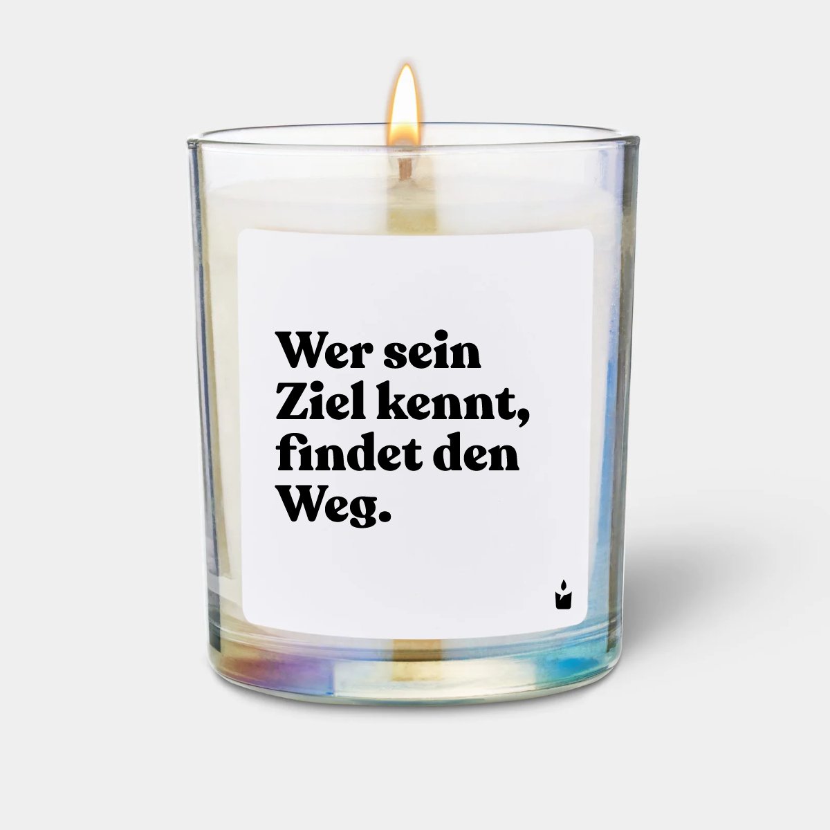 Duftkerze Rainbow Woody Wer sein Ziel kennt, findet den Weg.