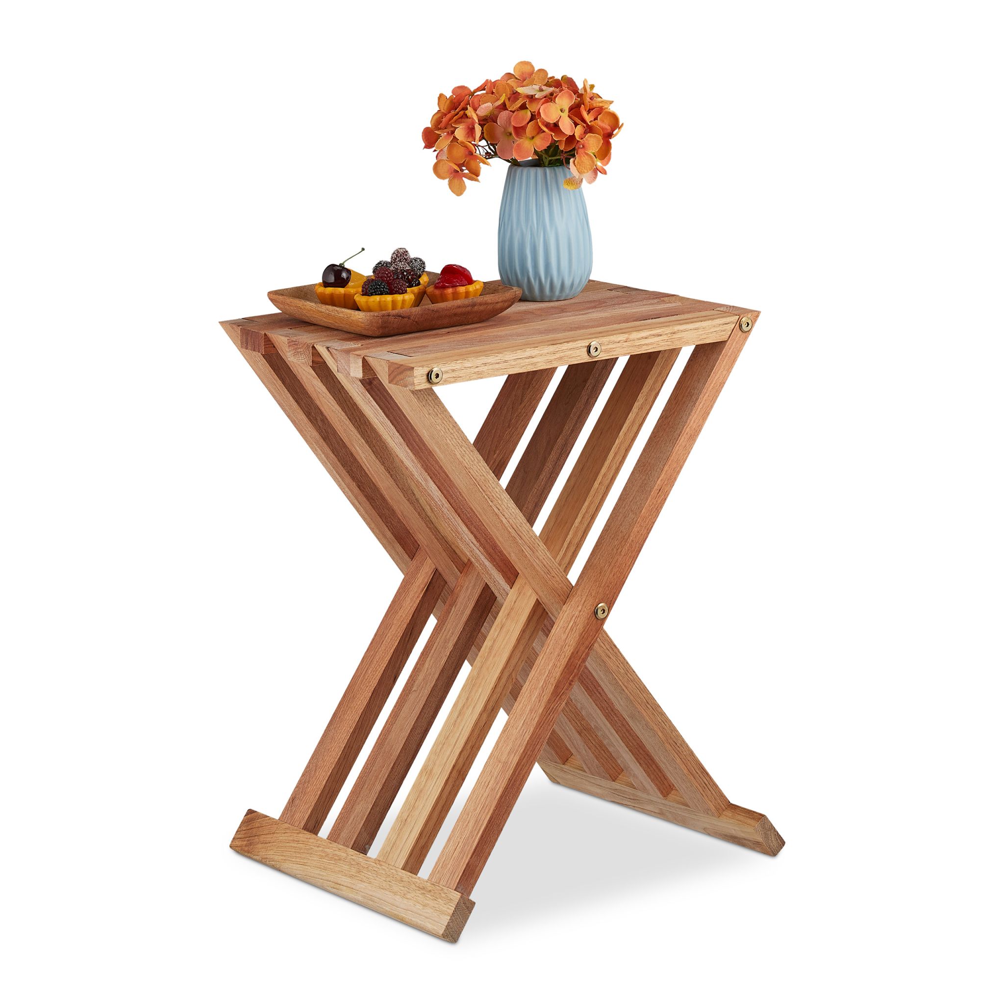 Klapptisch Walnuss Holz Hellbraun