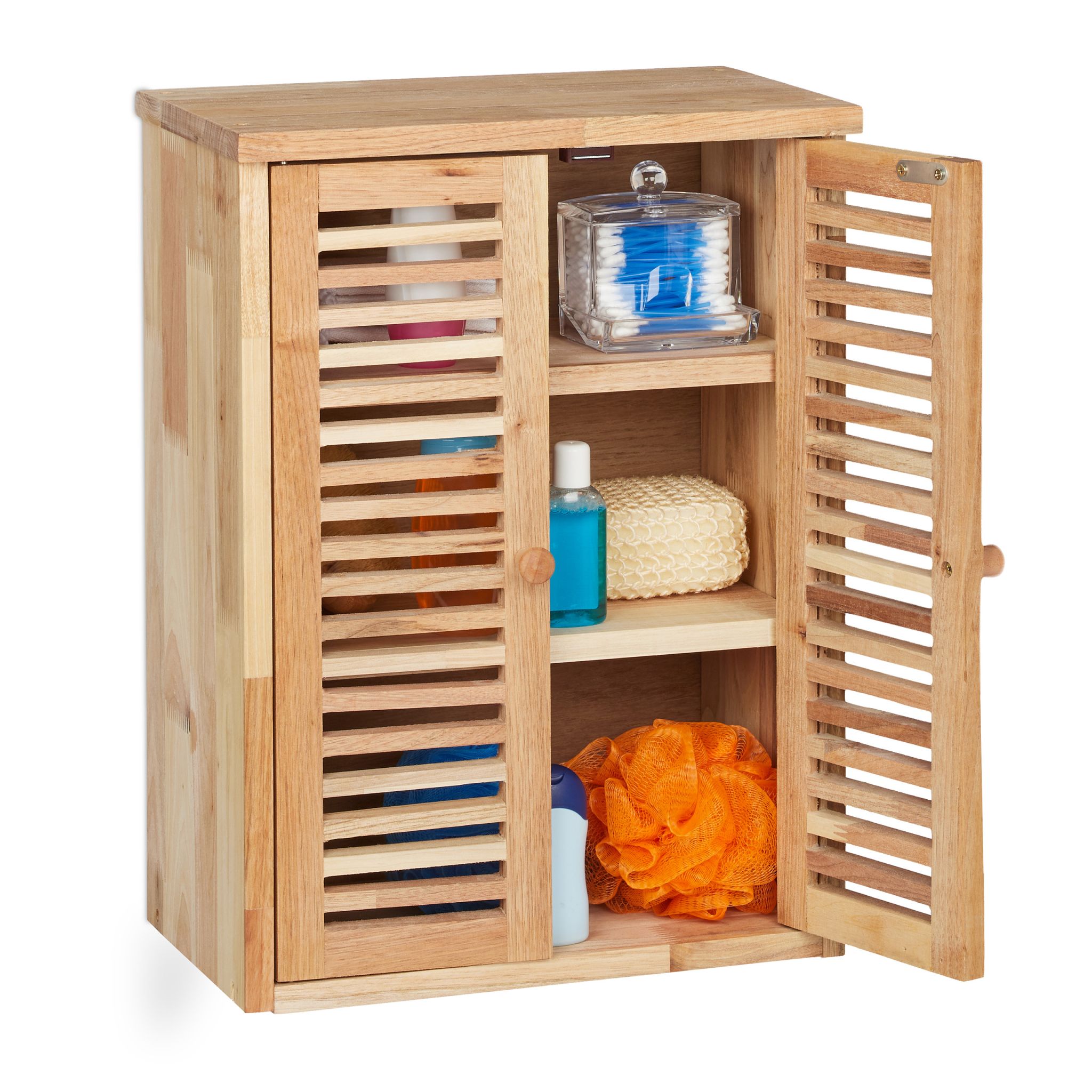 Schmaler Hängeschrank Walnuss Hellbraun