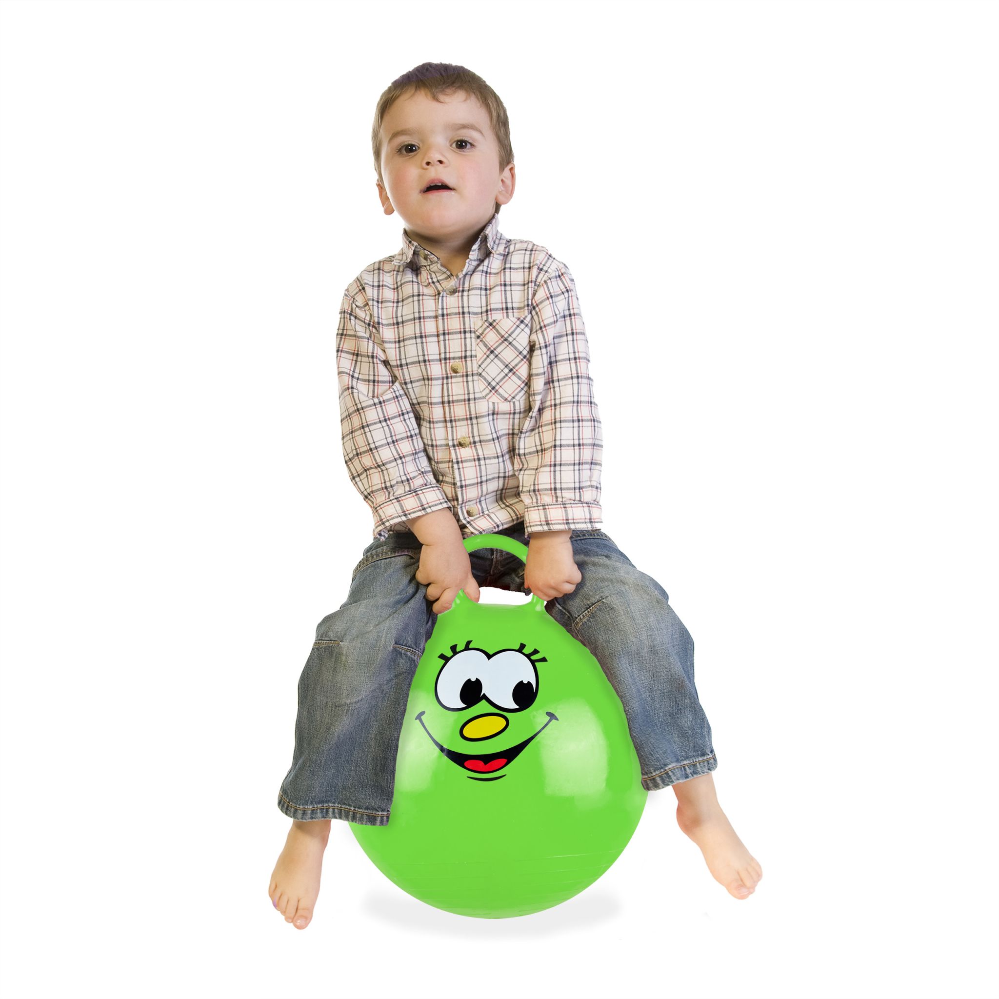 Hüpfball für Kinder Grün