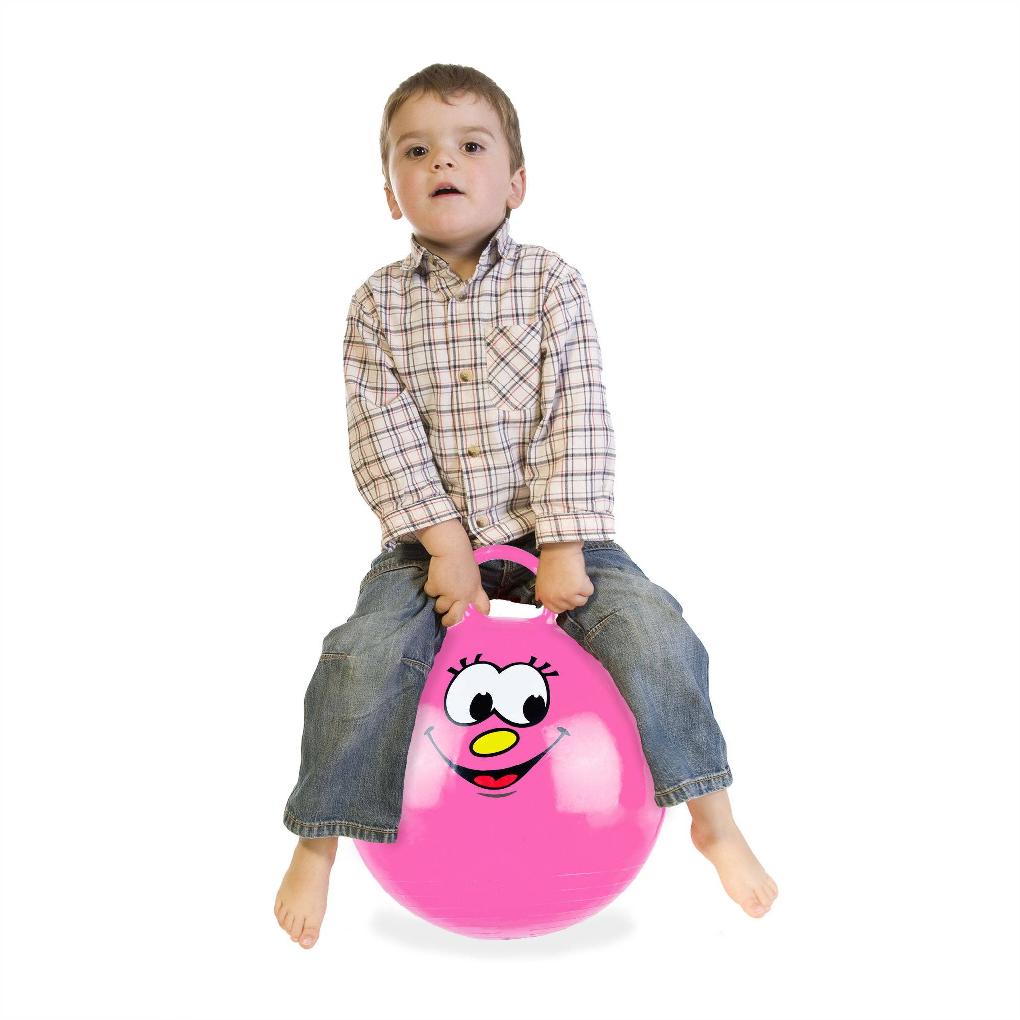 Hüpfball für Kinder Pink