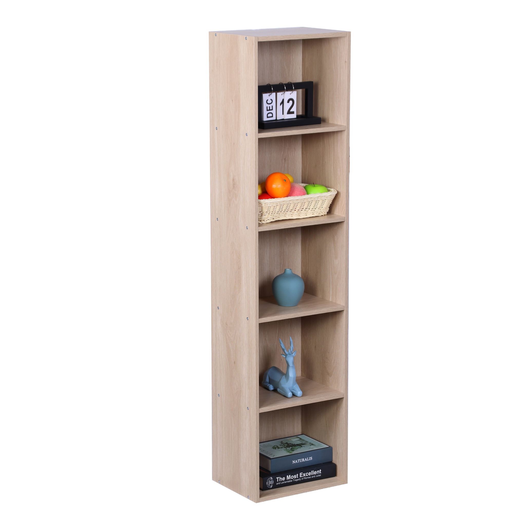 Bücherregal Würfelform Hellbraun
