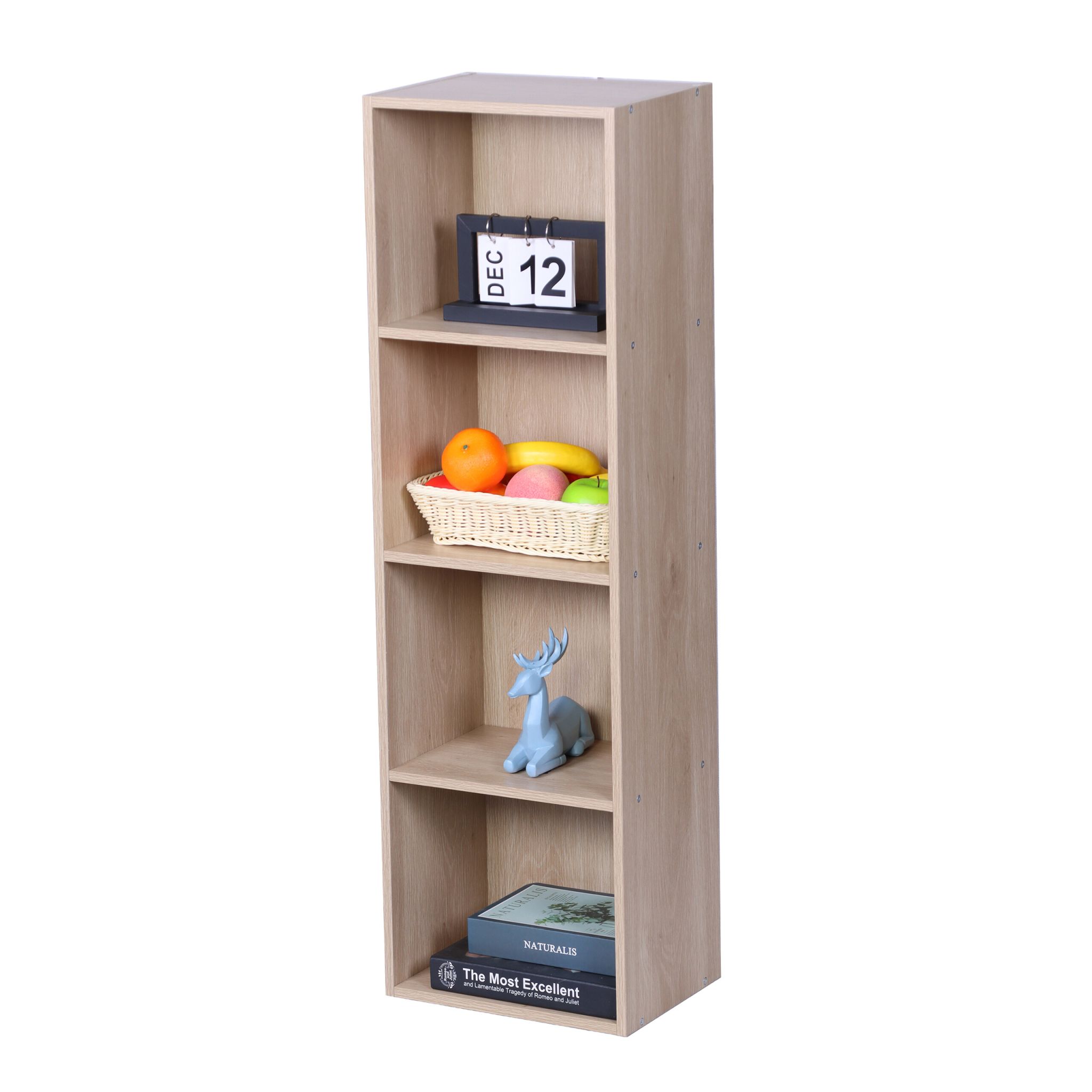 Bücherregal Würfelform Hellbraun