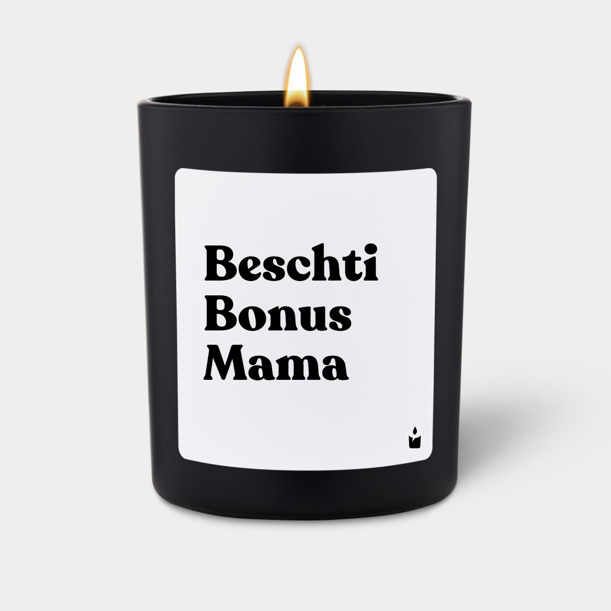 Duftkerze Schwarz Flowery Beschti Bonus Mama
