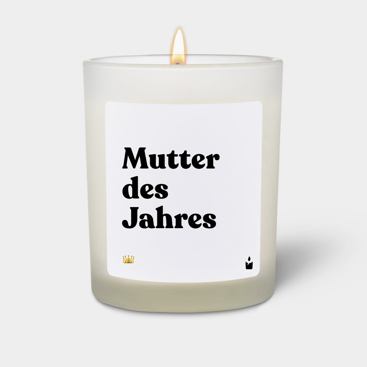 Duftkerze Weiss Woody Mutter des Jahres