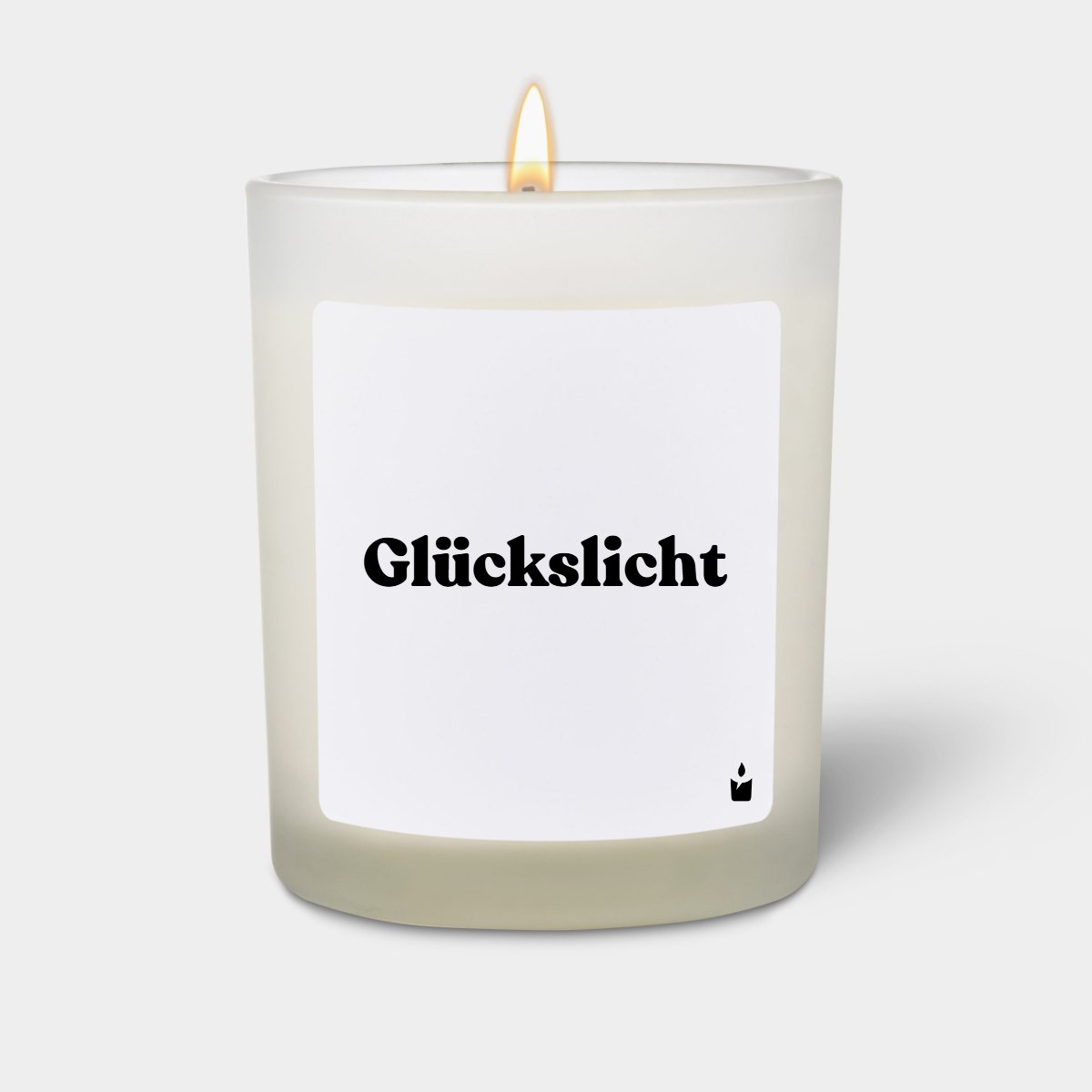 Duftkerze Weiss Woody Glückslicht