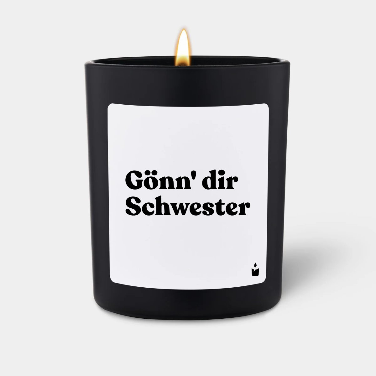 Duftkerze Schwarz Woody Gönn' dir Schwester