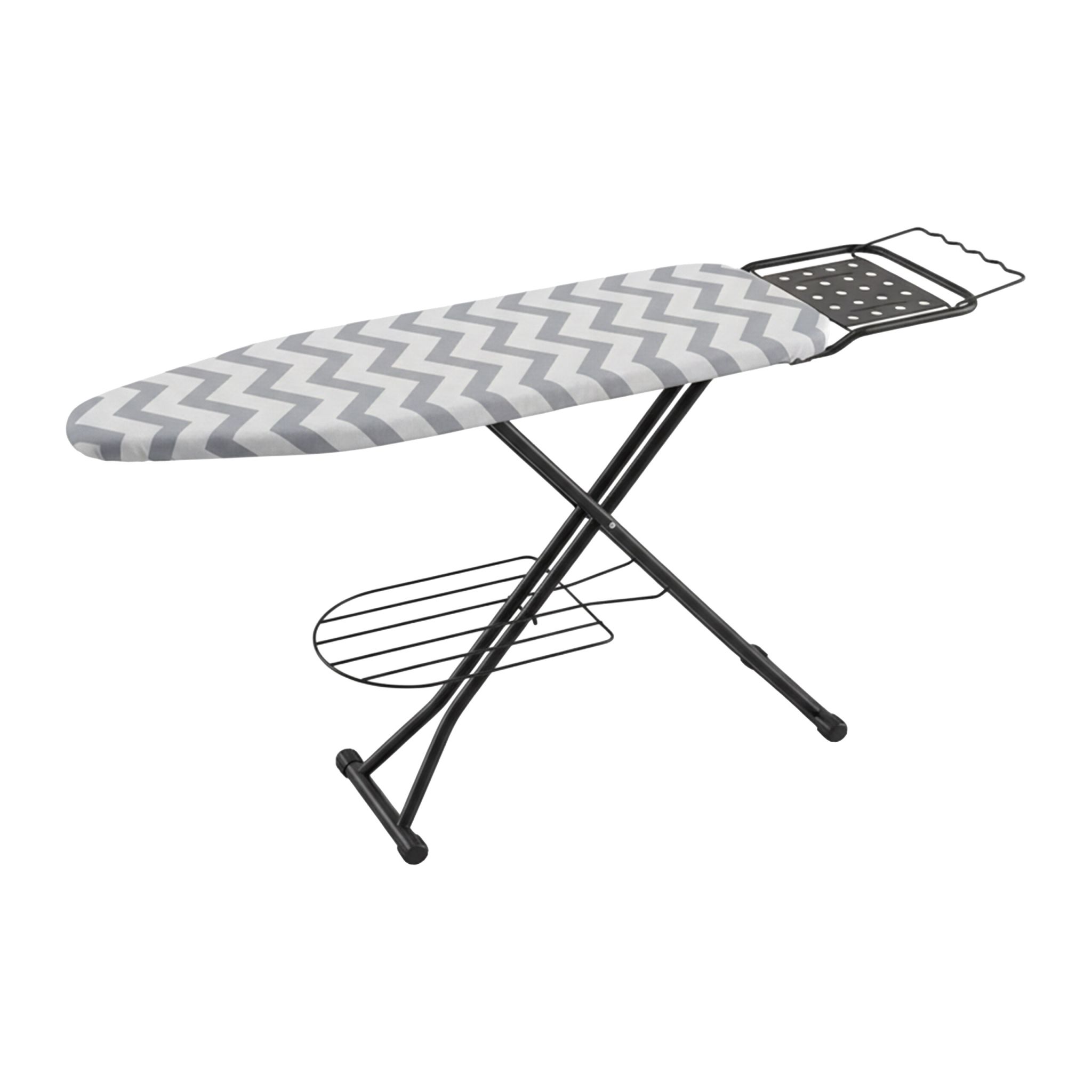 Bügelbrett 110 x 33cm Weiss-Schwarz-Grau