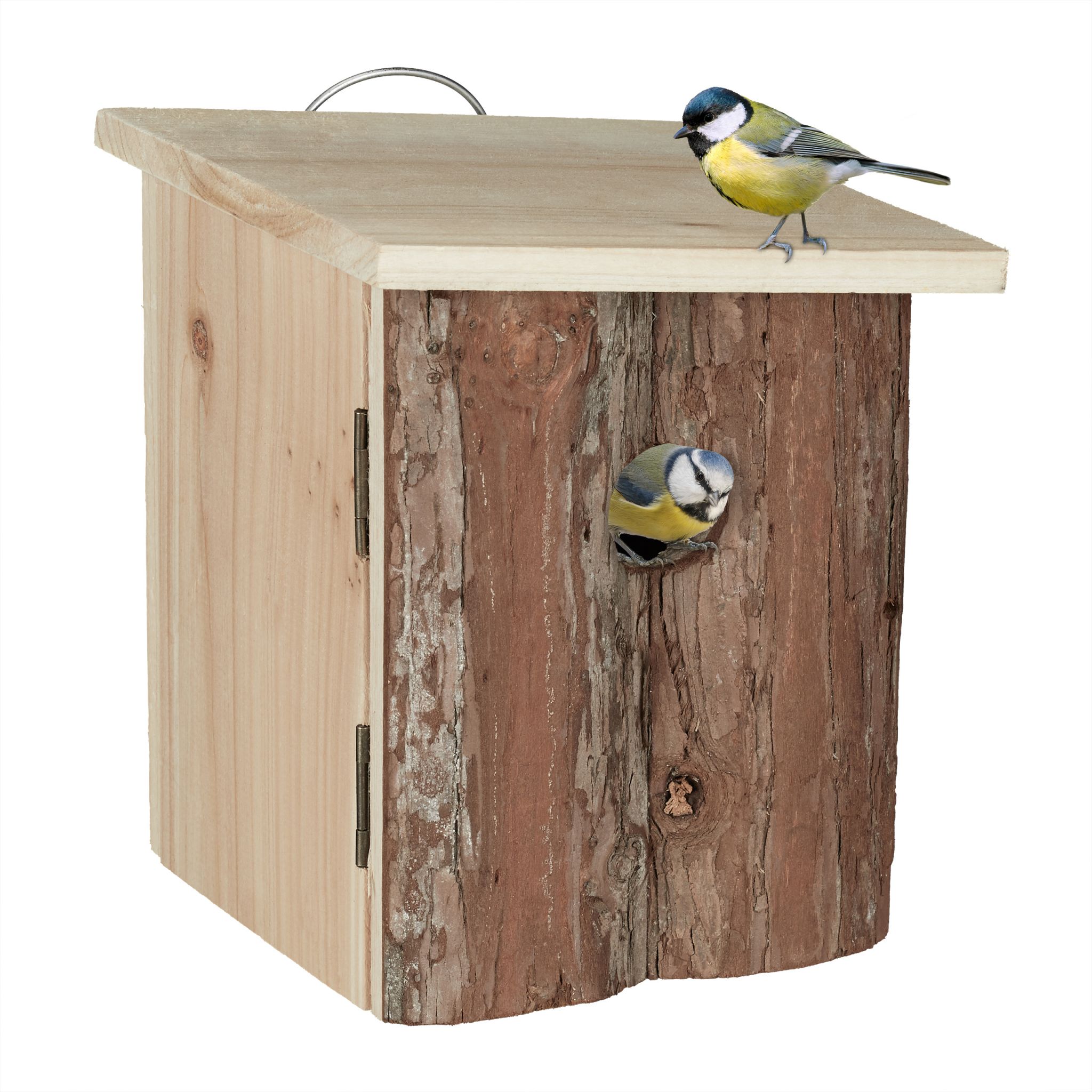 Nistkasten für Vögel Braun-Hellbraun