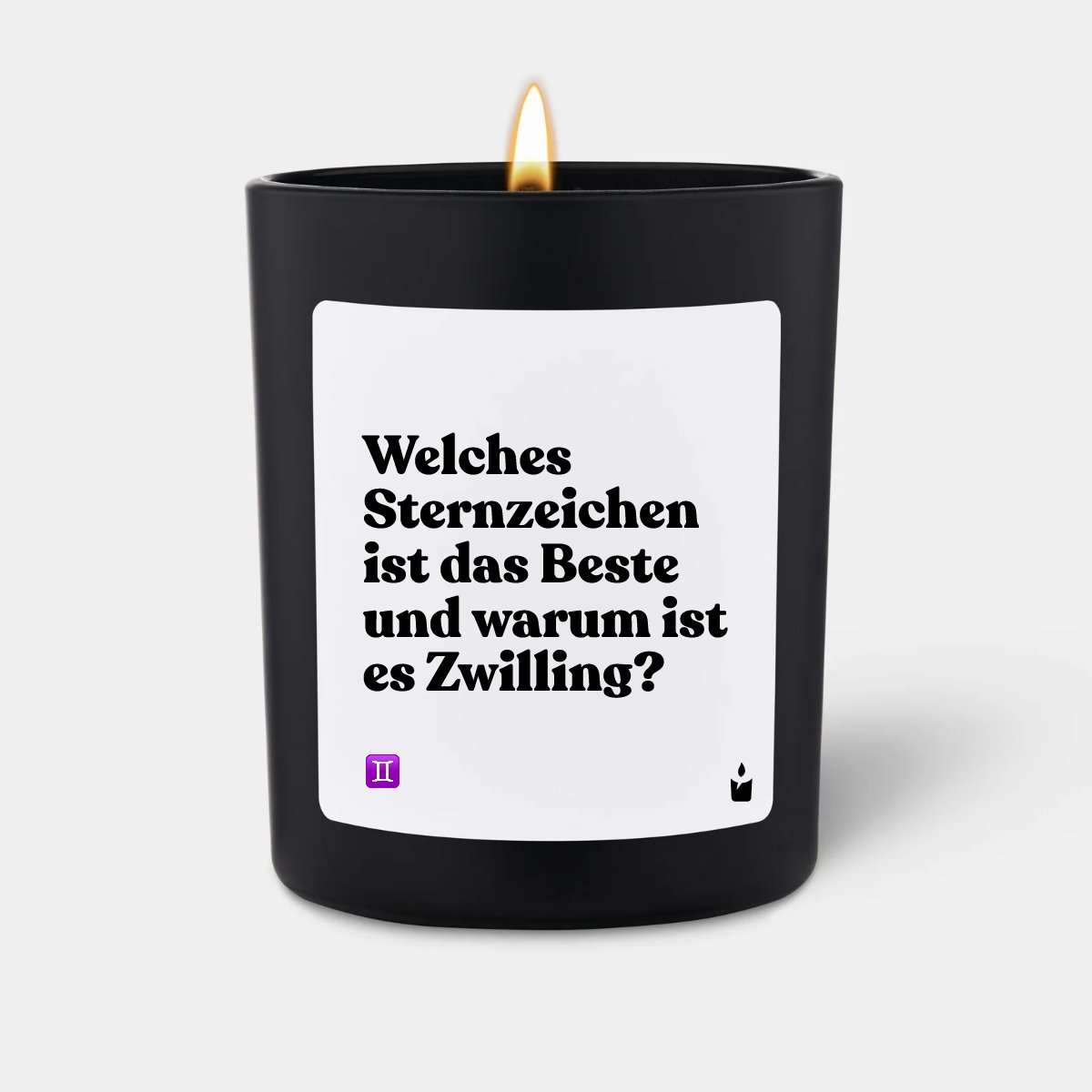 Duftkerze Schwarz Woody Welches Sternzeichen ist das Beste und warum ist es Zwilling?
