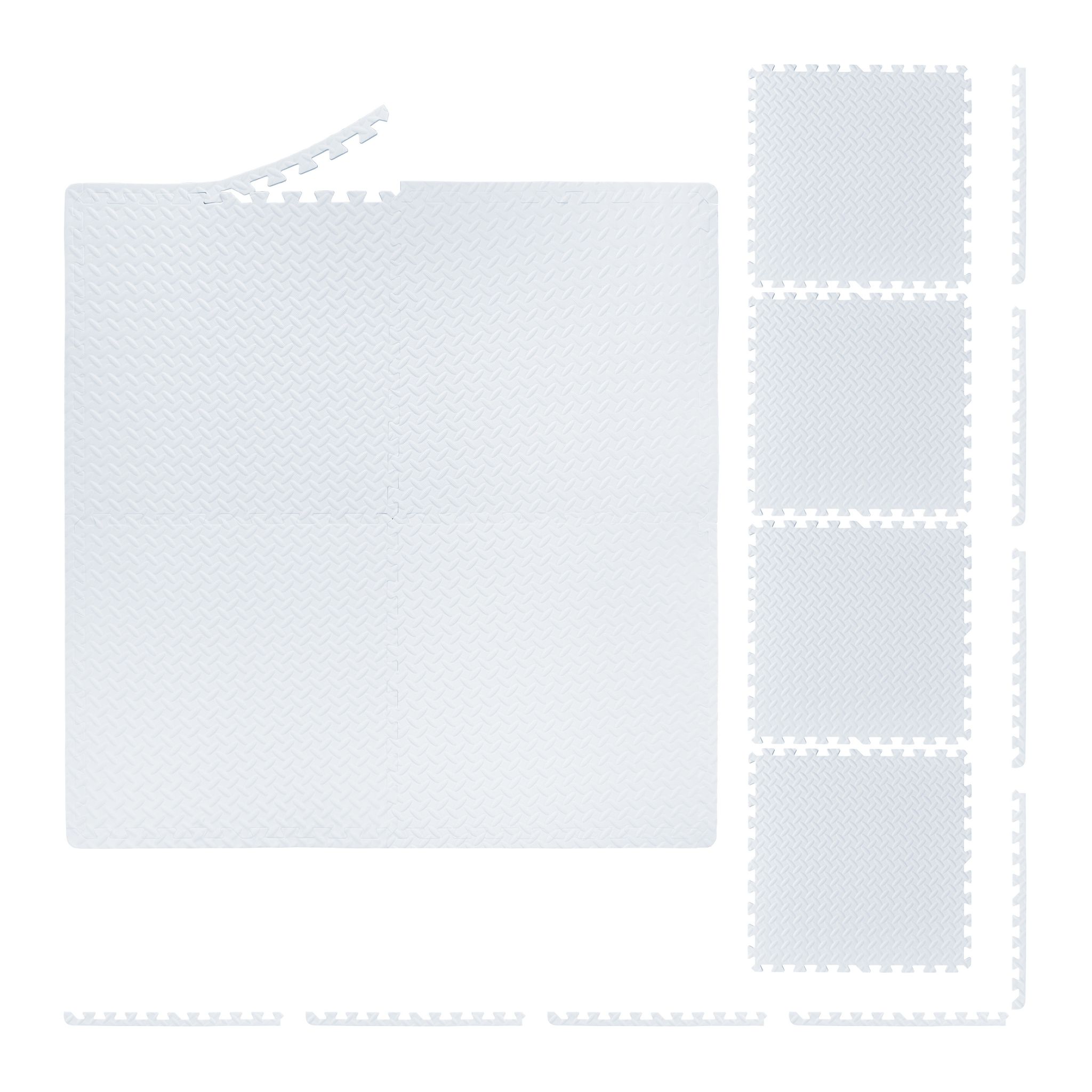 Bodenschutzmatte 8er-Set Weiss