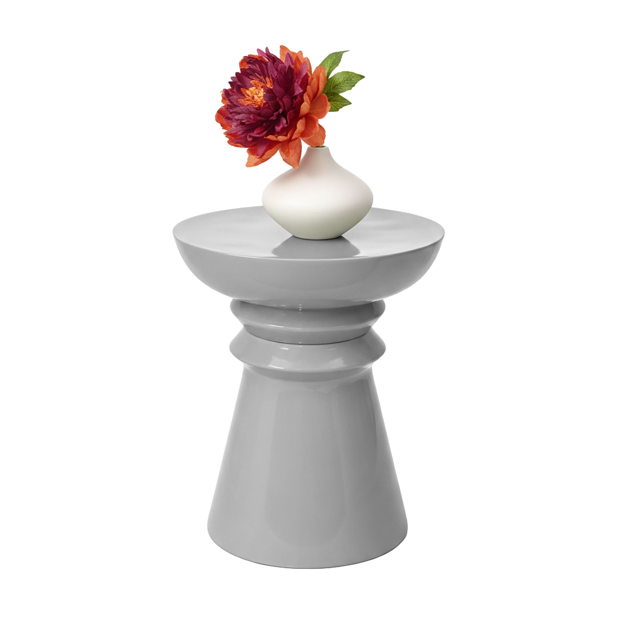 Beistelltisch Kegel-Design Grau