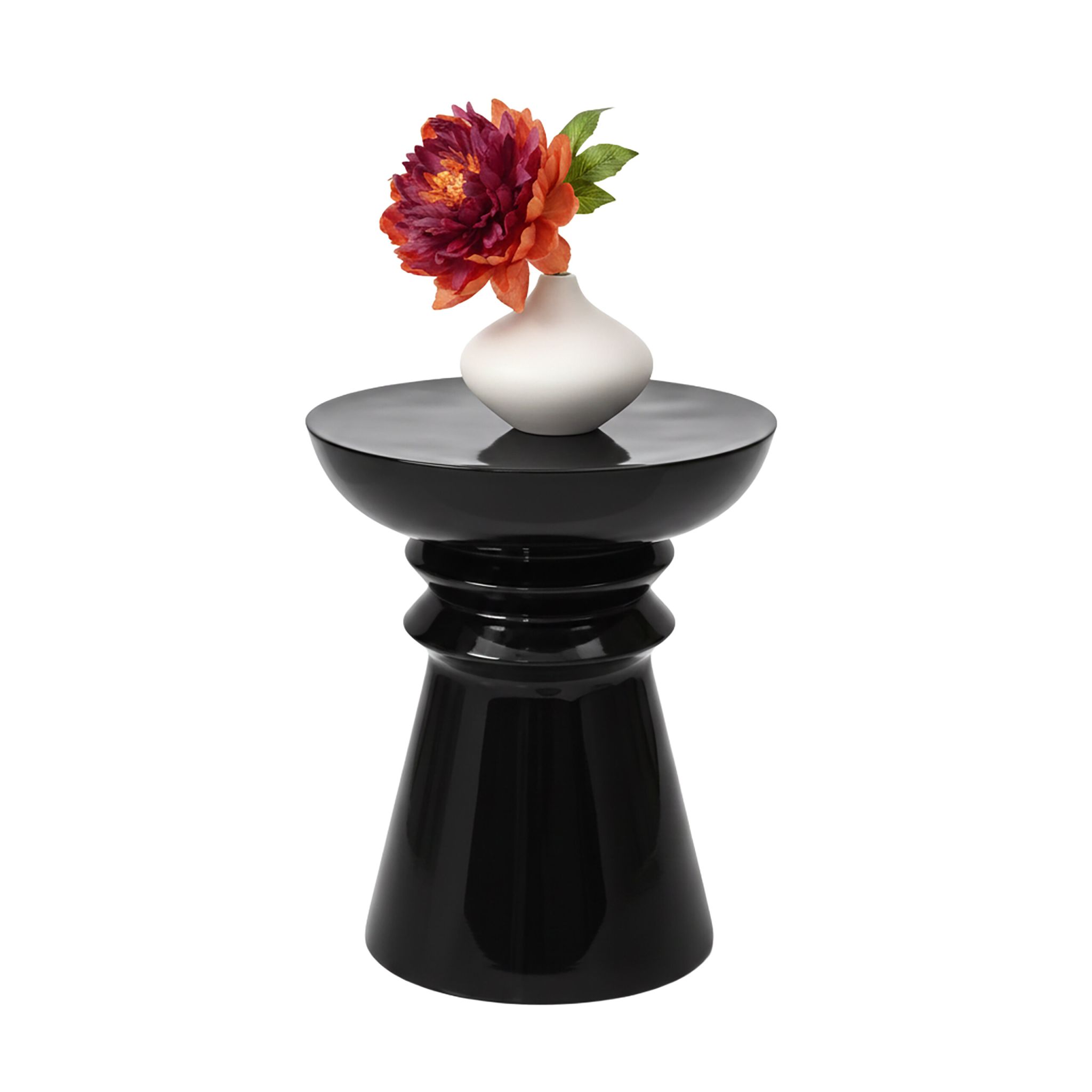Beistelltisch Kegel-Design Schwarz