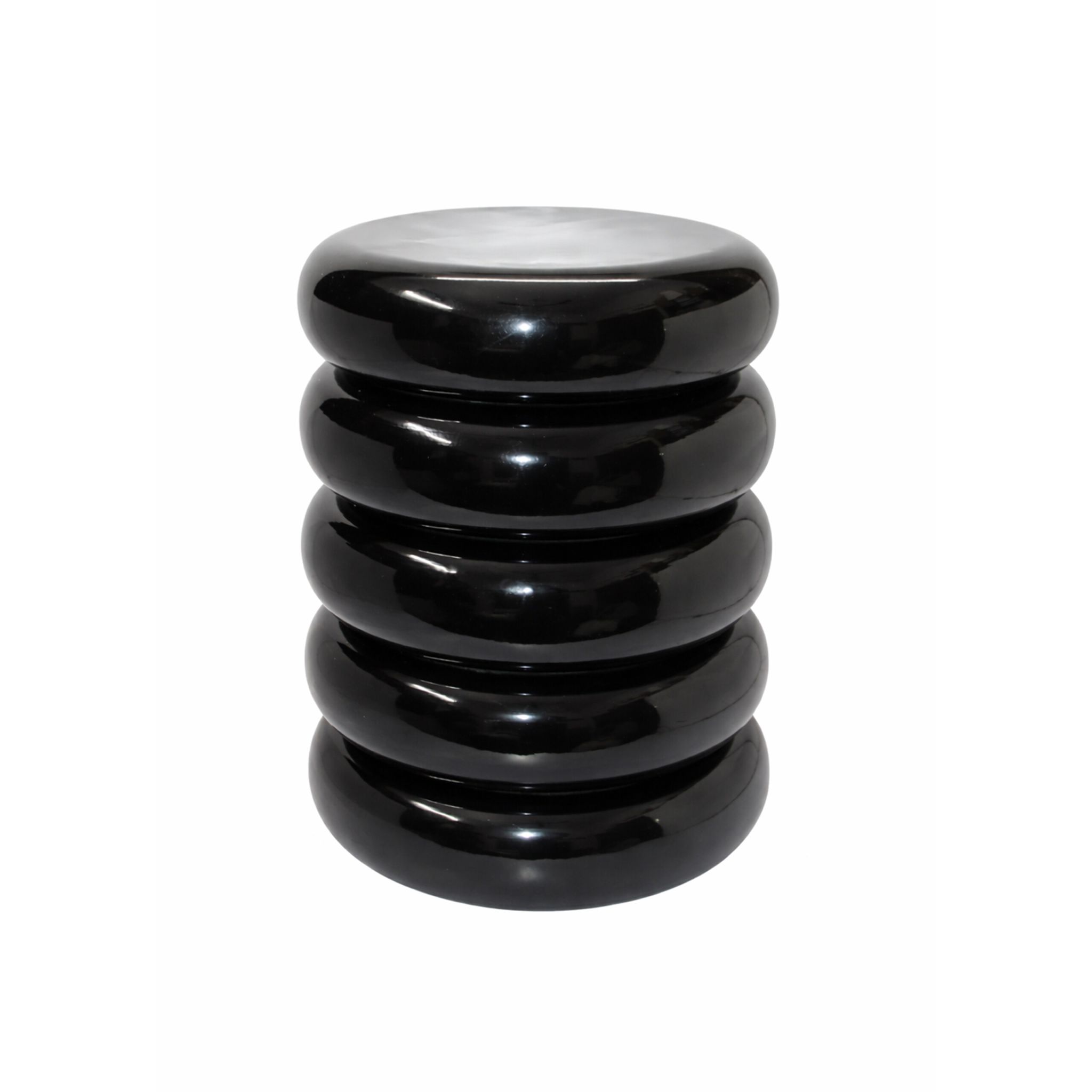 Beistelltisch Bubble-Design Schwarz