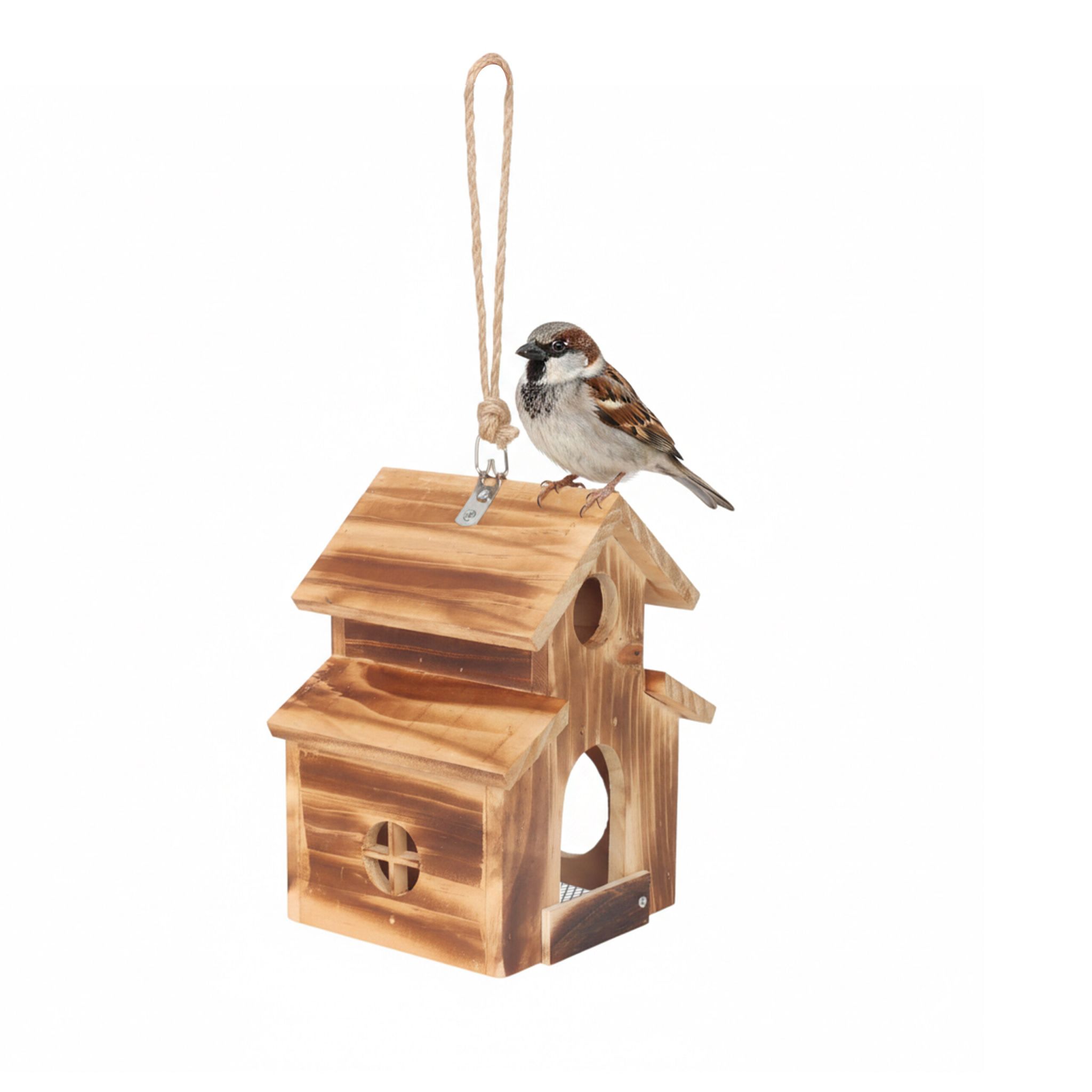 Vogelhaus zum Aufhängen Braun