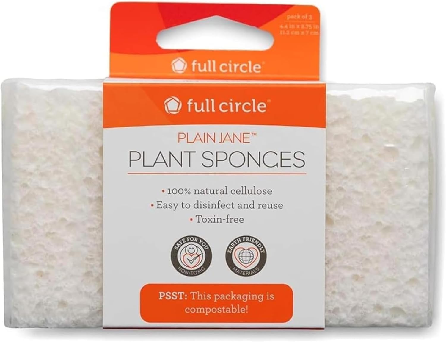 Pflanzenschwämme Plain Jane 3er-Pack