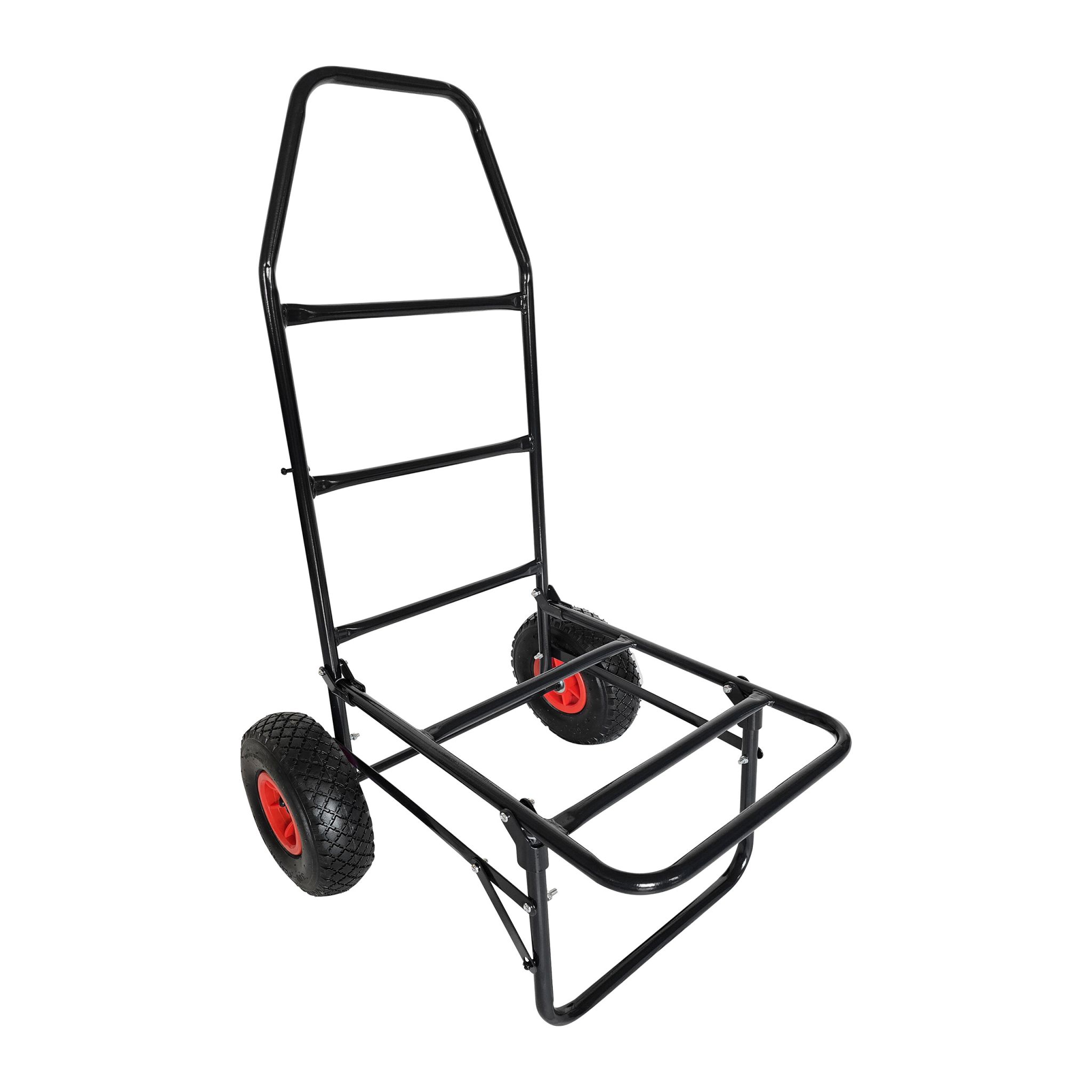 Transportwagen klappbar 80kg Rot-Schwarz