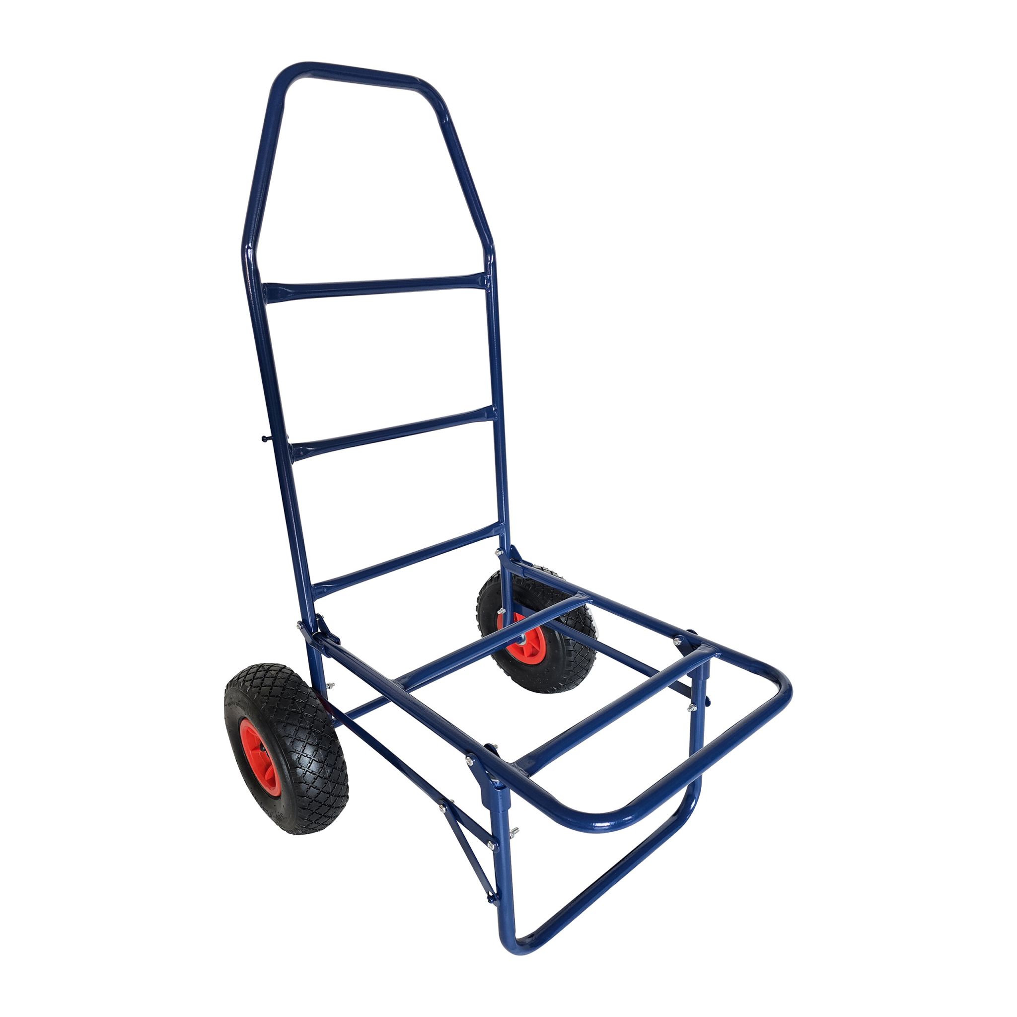 Transportwagen klappbar 80kg Blau-Rot-Schwarz