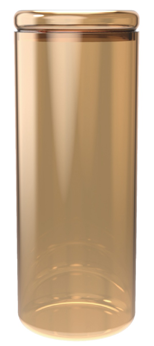 Vorratsdose Glas gold 1.2 Liter